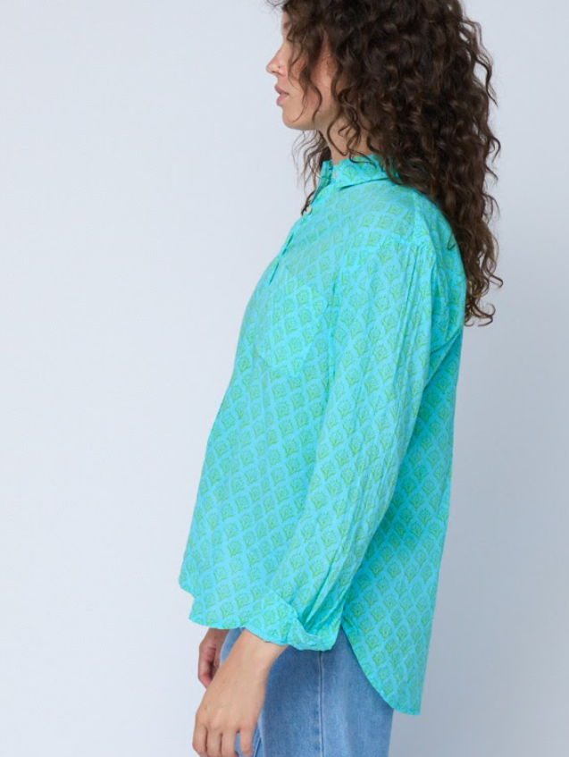 Good Boyfriend Shirt - Sunflower Overdye Honeycomb