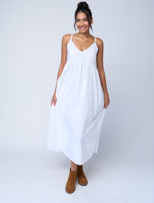 Hamptons Dress - Natural White
