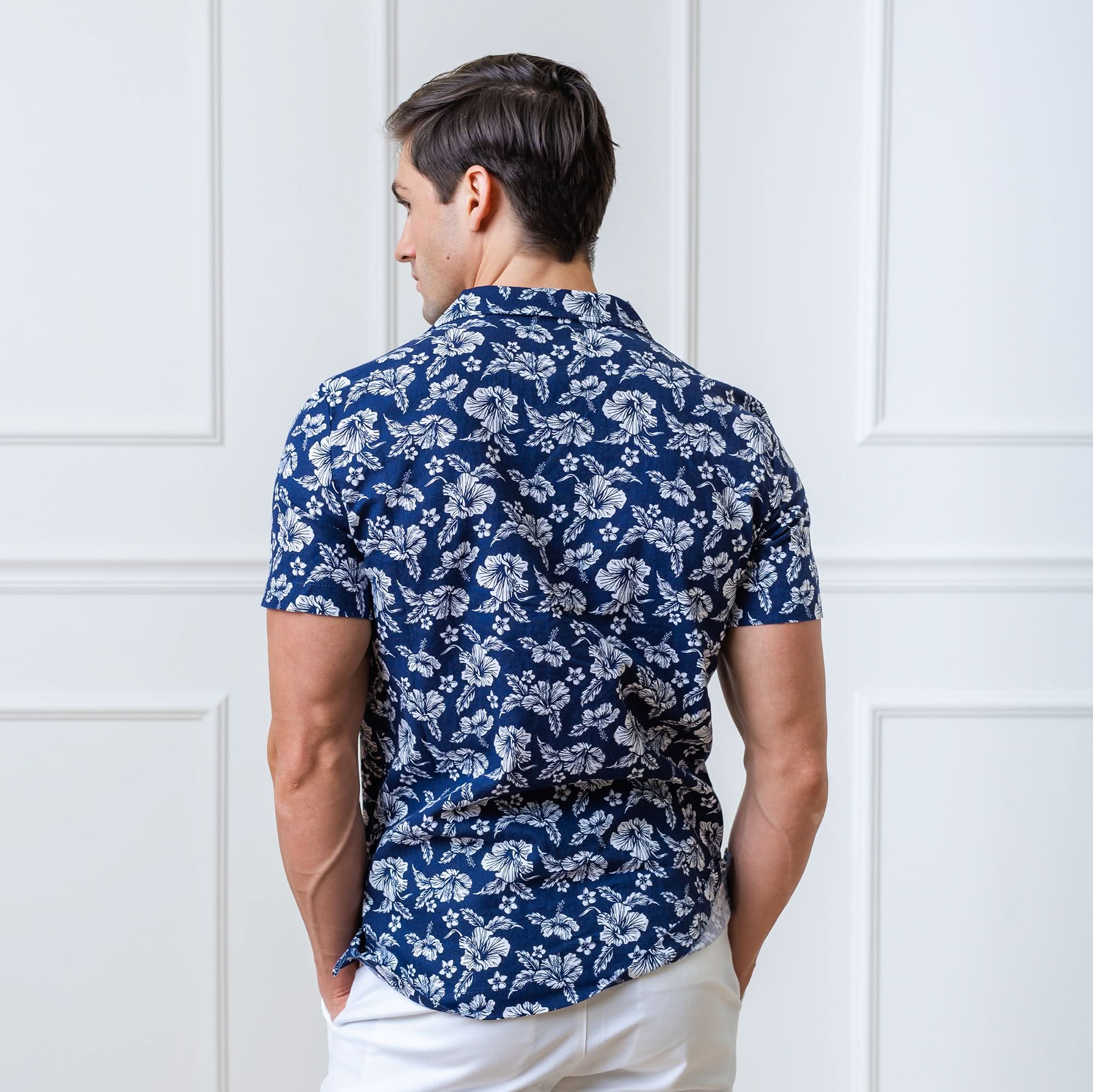 Linen Short Sleeve Camp Shirt