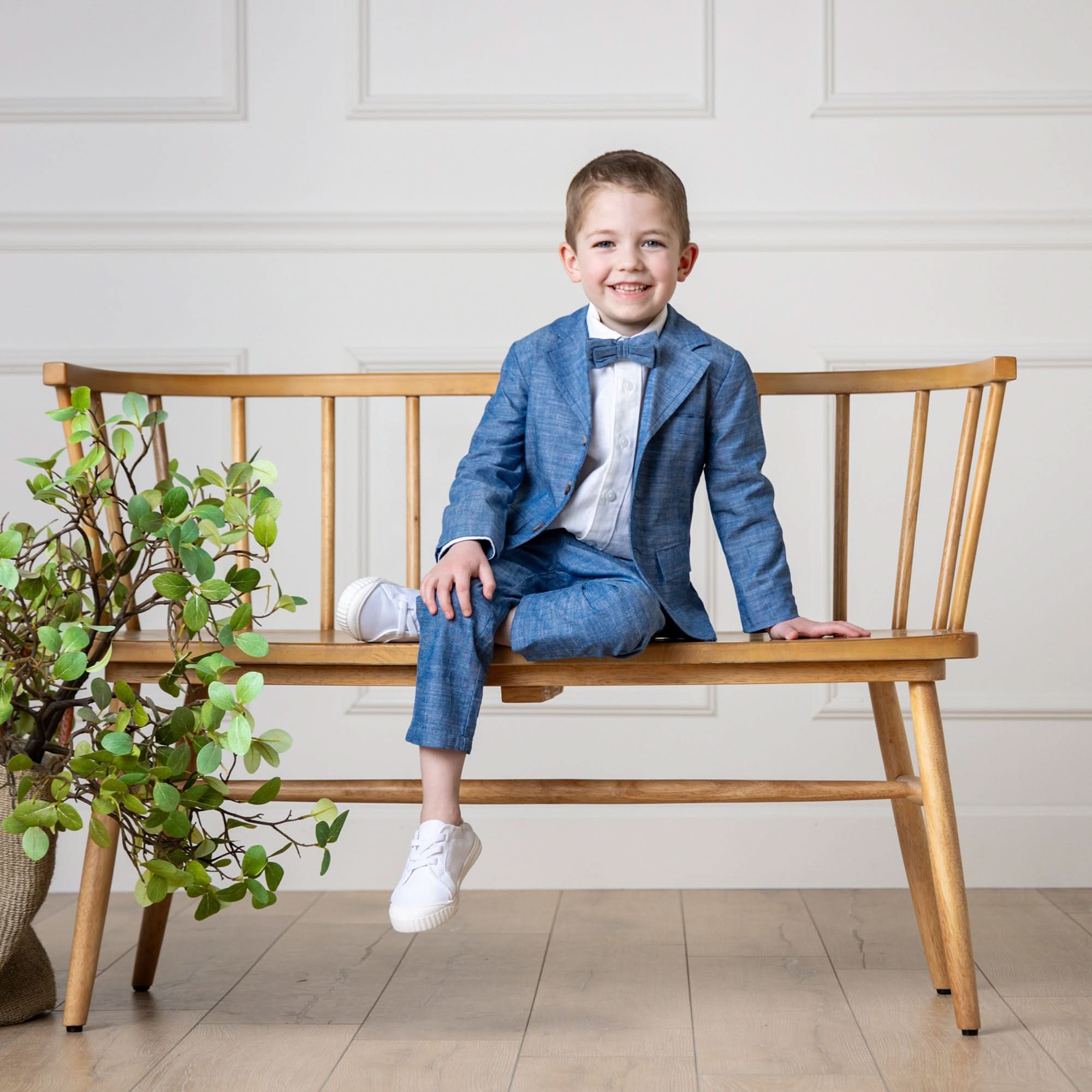 Organic Chambray Suit Jacket