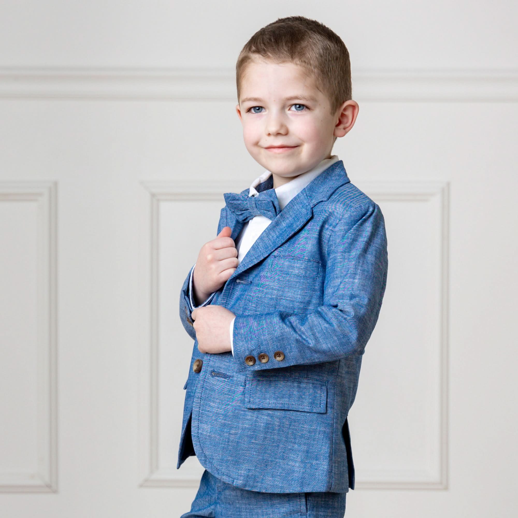 Organic Chambray Suit Jacket