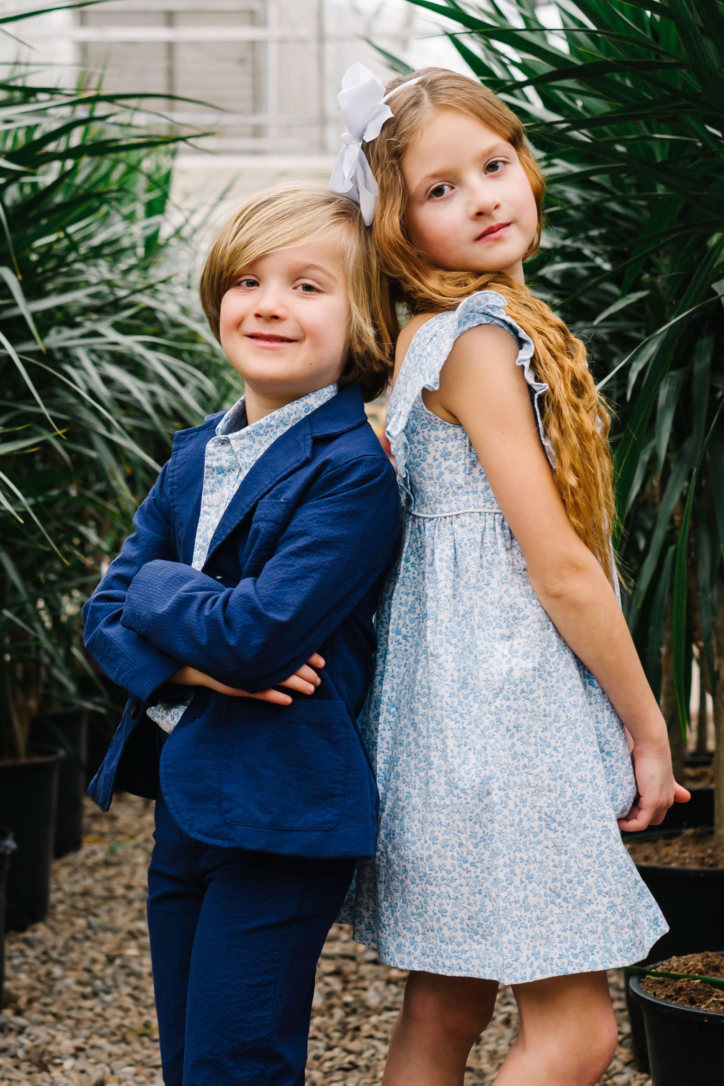 Organic Seersucker Suit Pant - Baby