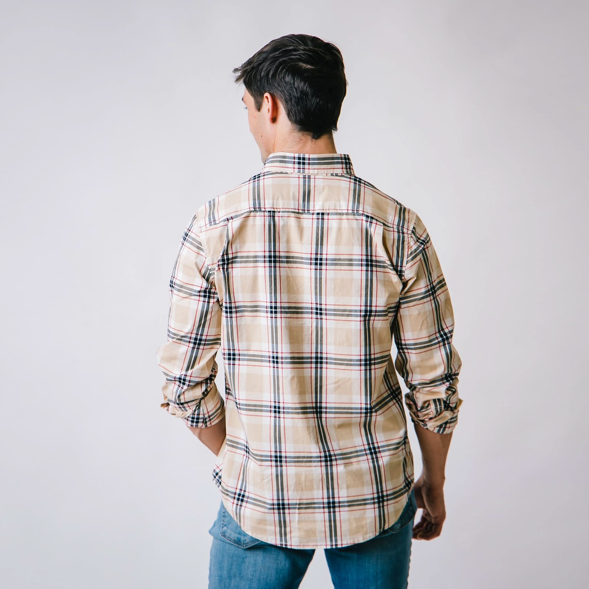 Stretch Poplin Button Down Shirt
