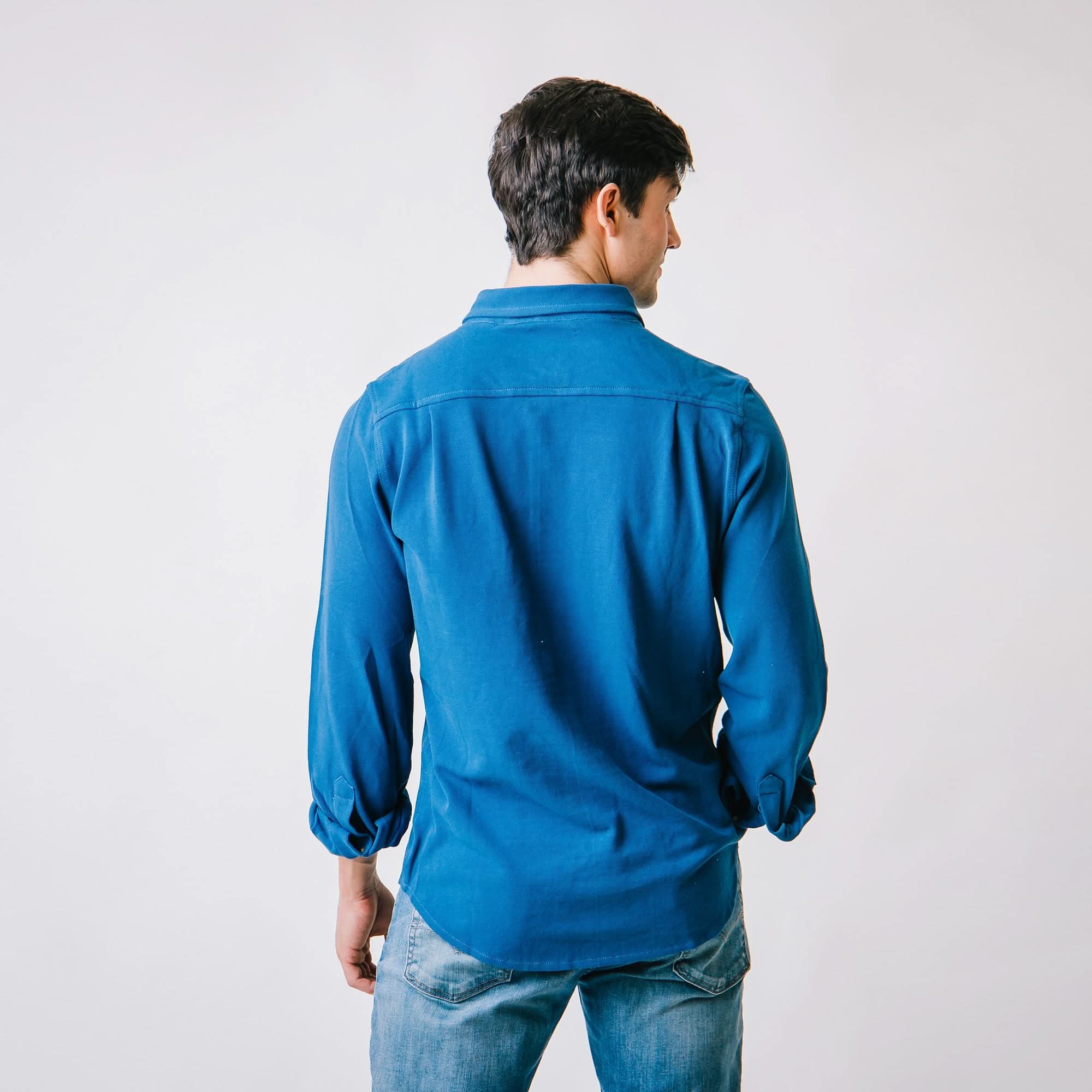 Pique Button Down Shirt