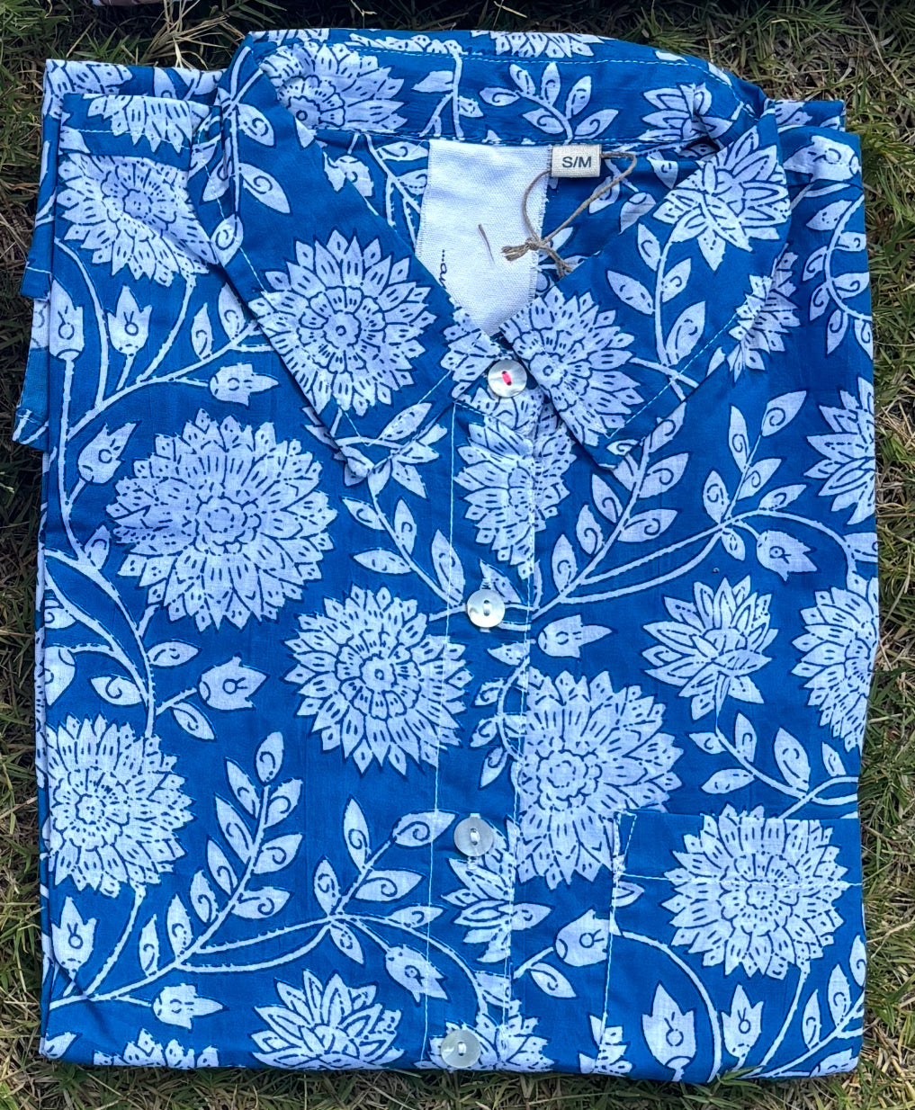 Good Boyfriend Shirt - Hydrangea Beauty Cobalt