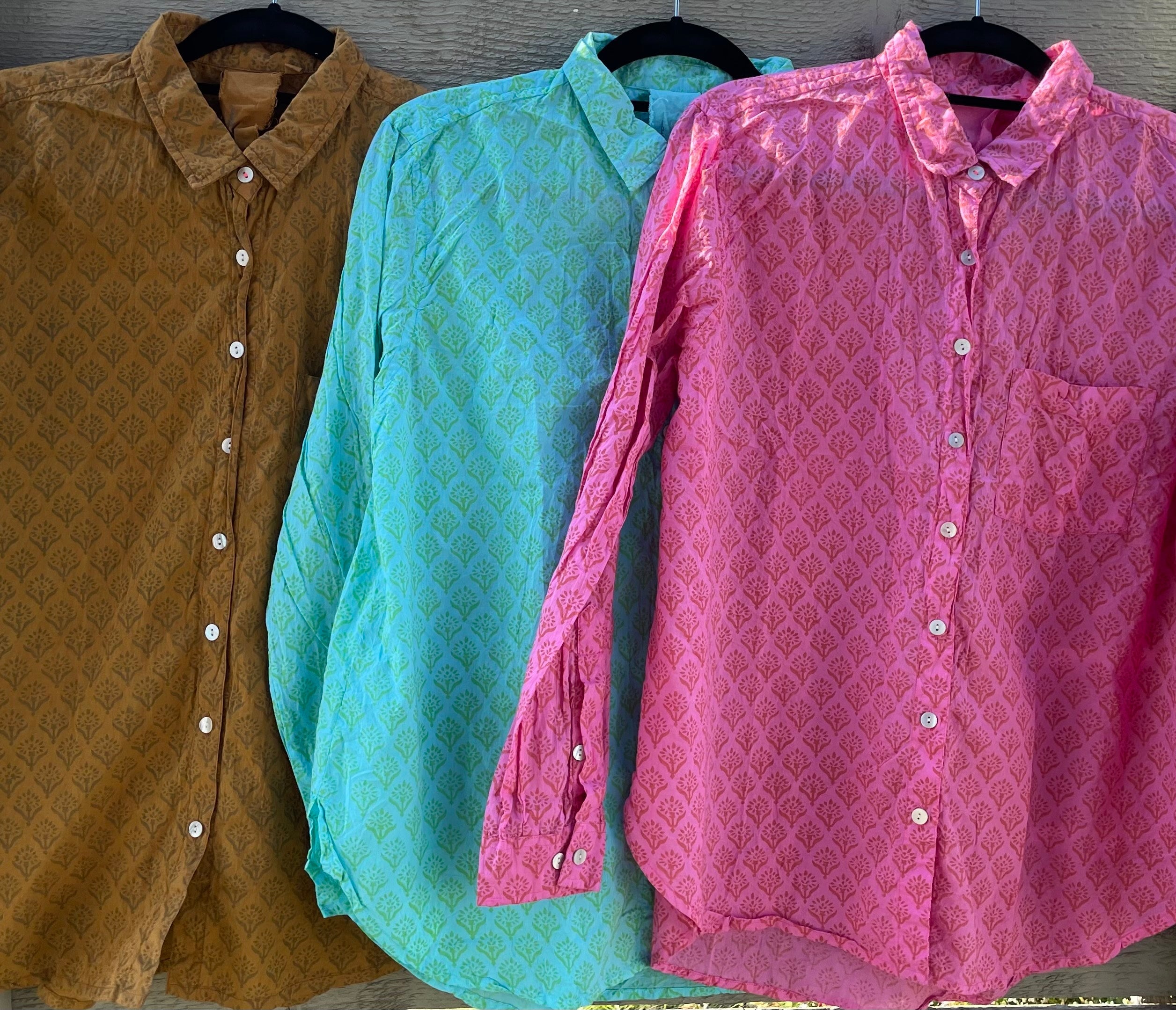 Good Boyfriend Shirt - Sunflower Overdye Honeycomb
