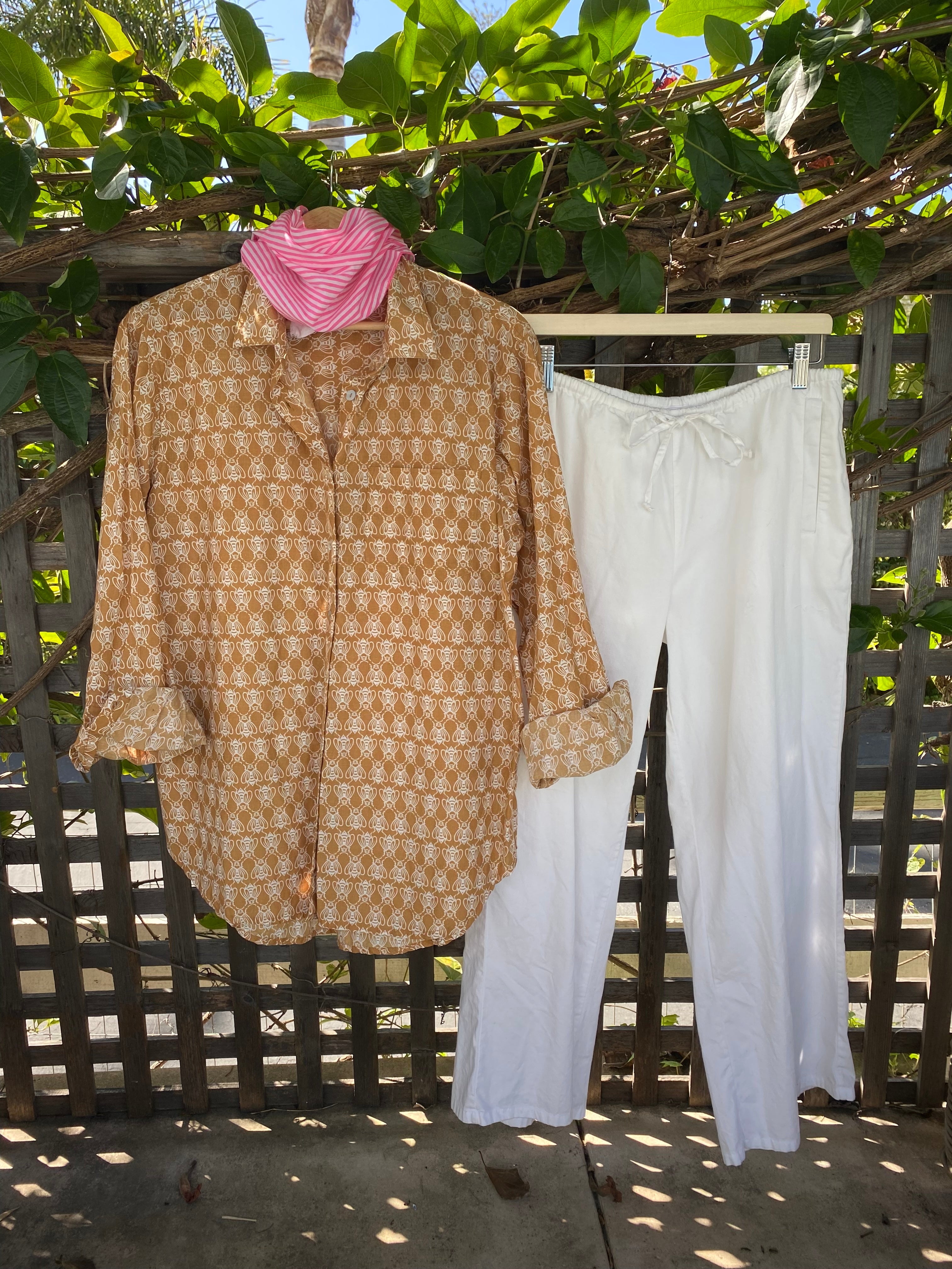 Good Boyfriend Shirt - Bee Happy Honeycomb