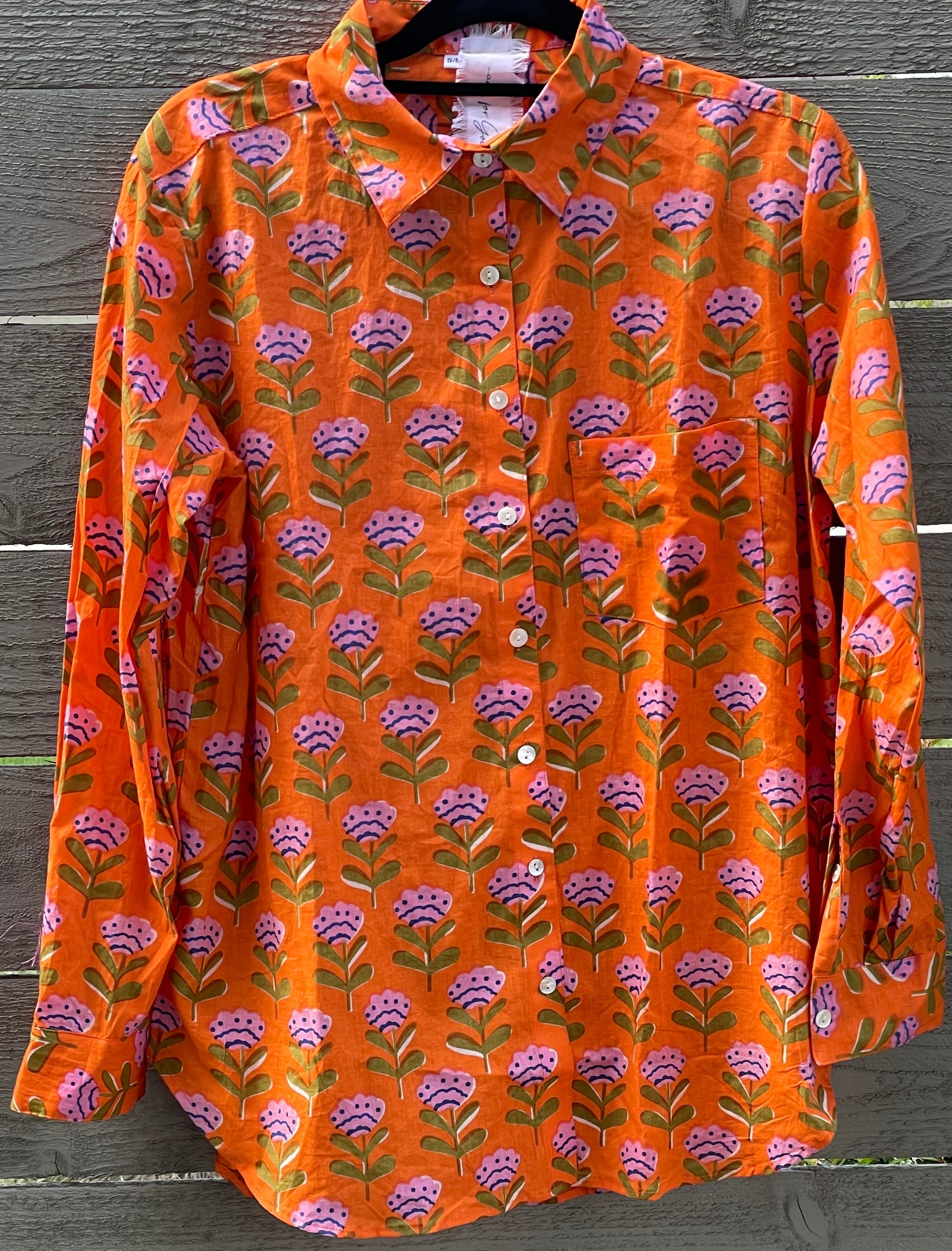 Good Boyfriend Shirt - Netherlands Tulip Tangerine