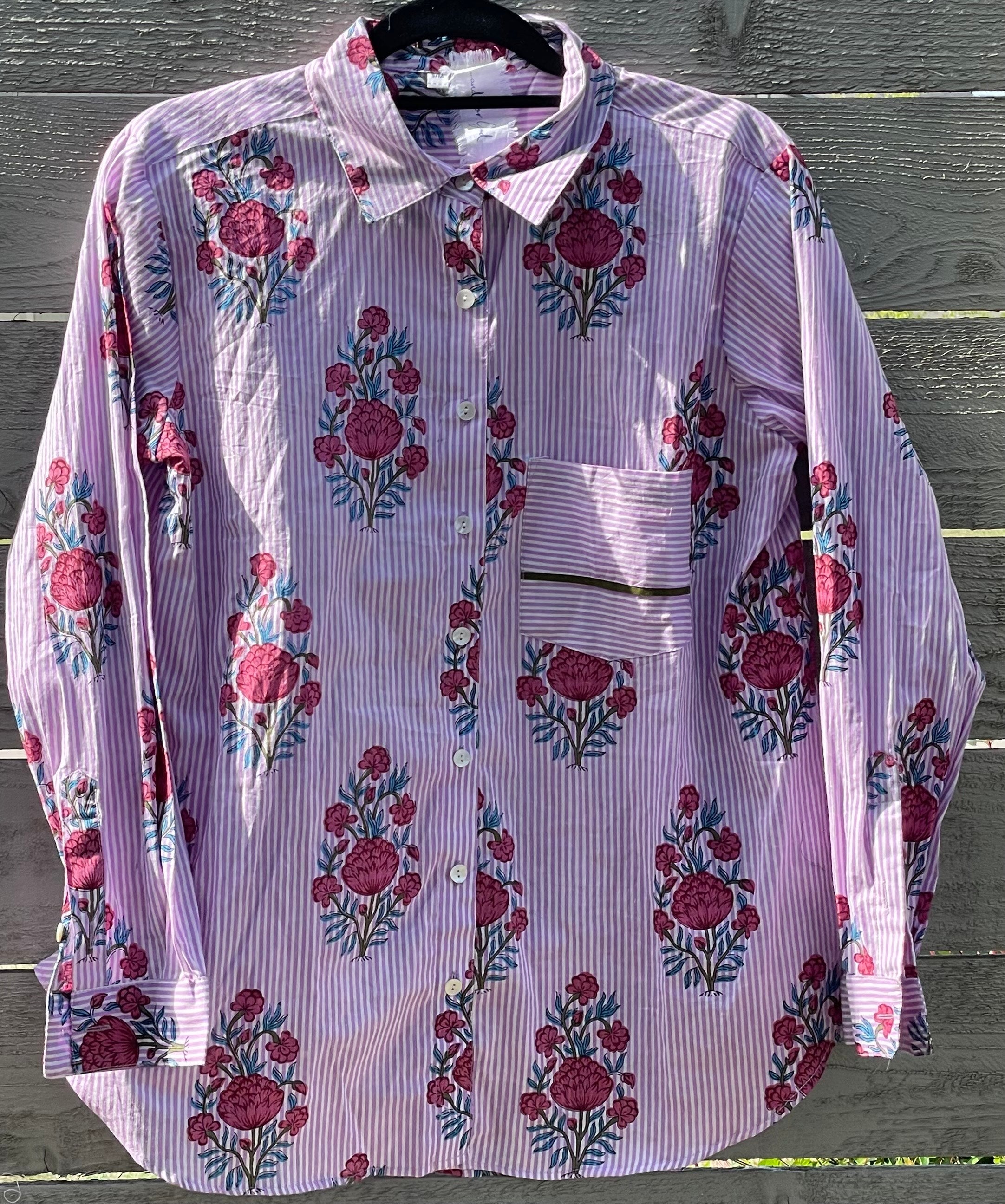 Good Boyfriend Shirt - Avalon Floral Lavender