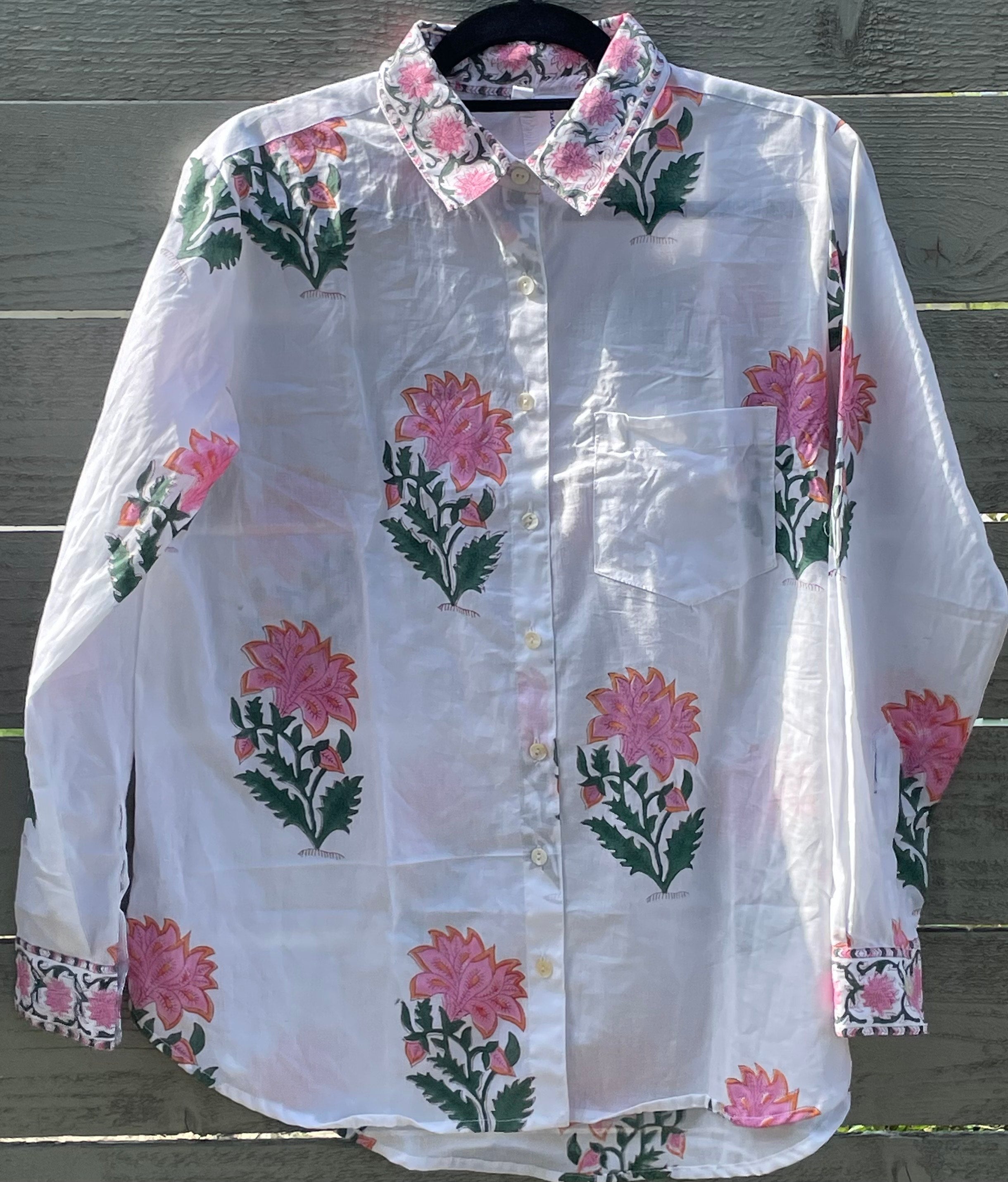 Good Boyfriend Shirt - Greenwich Floral