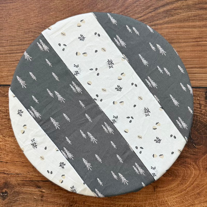 Small cotton bowl & banneton cover — reusable, plastic-free, Five Oaks Farm