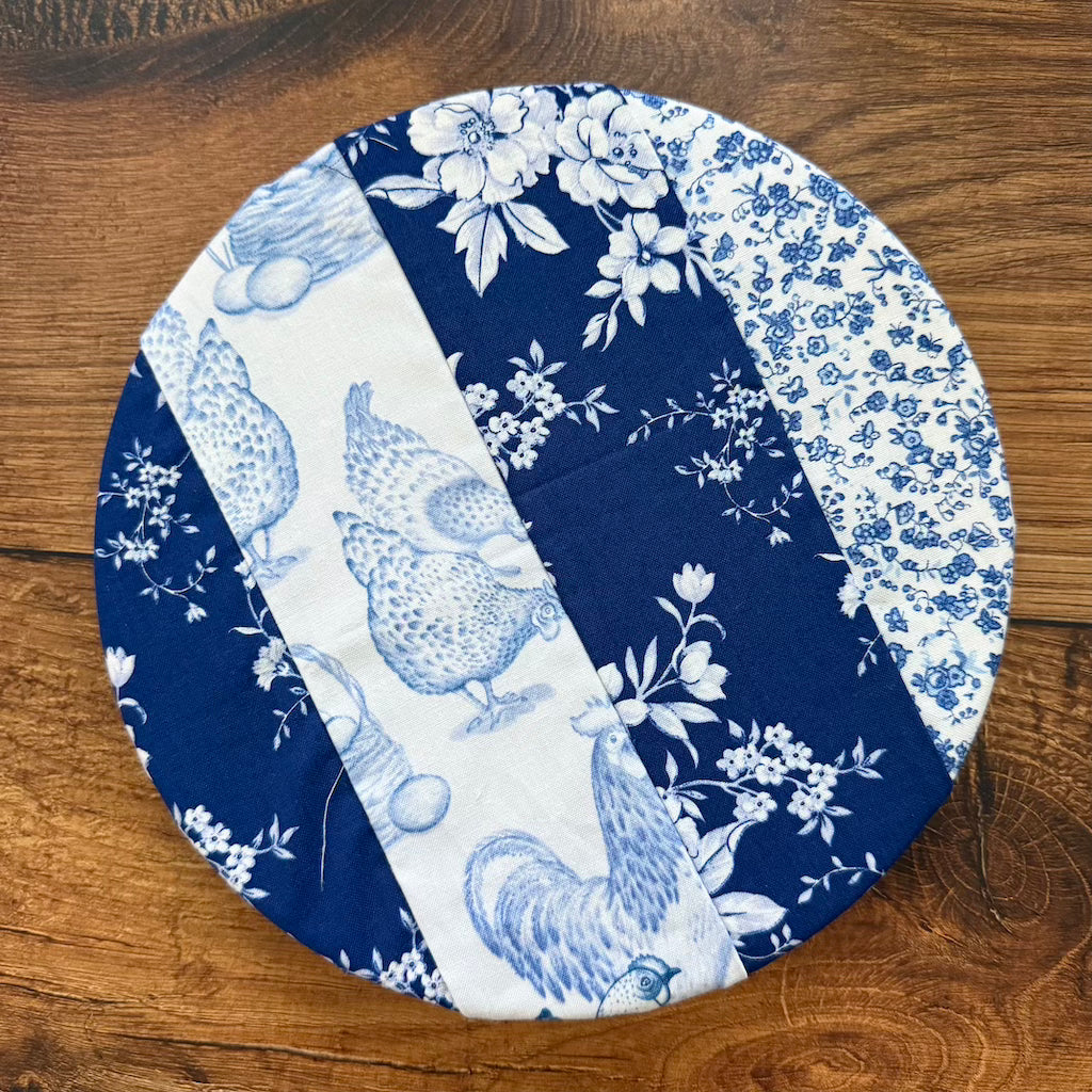 Small cotton bowl & banneton cover — reusable, plastic-free, Five Oaks Farm