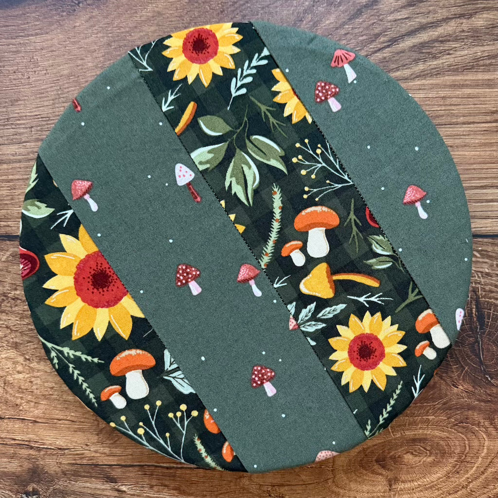 Small cotton bowl & banneton cover — reusable, plastic-free, Five Oaks Farm
