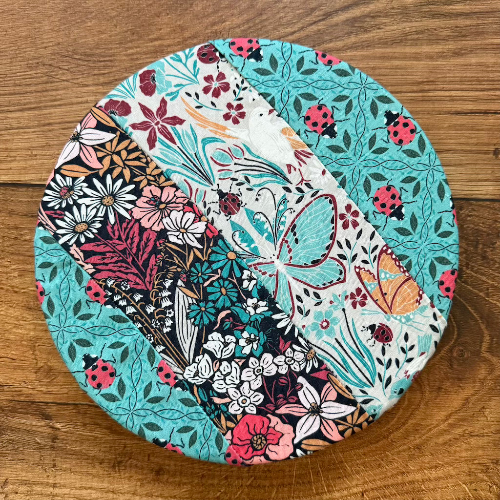 Small cotton bowl & banneton cover — reusable, plastic-free, Five Oaks Farm