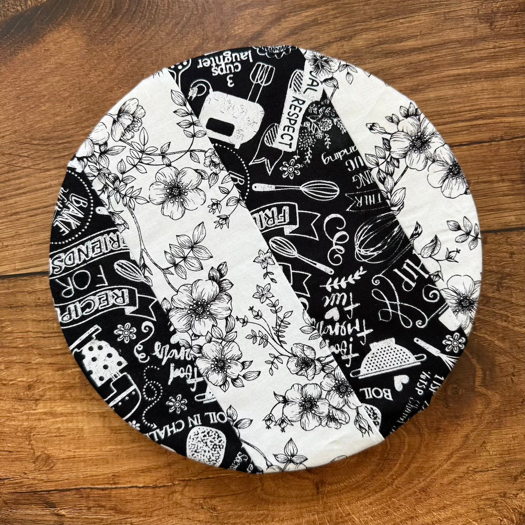Small cotton bowl & banneton cover — reusable, plastic-free, Five Oaks Farm