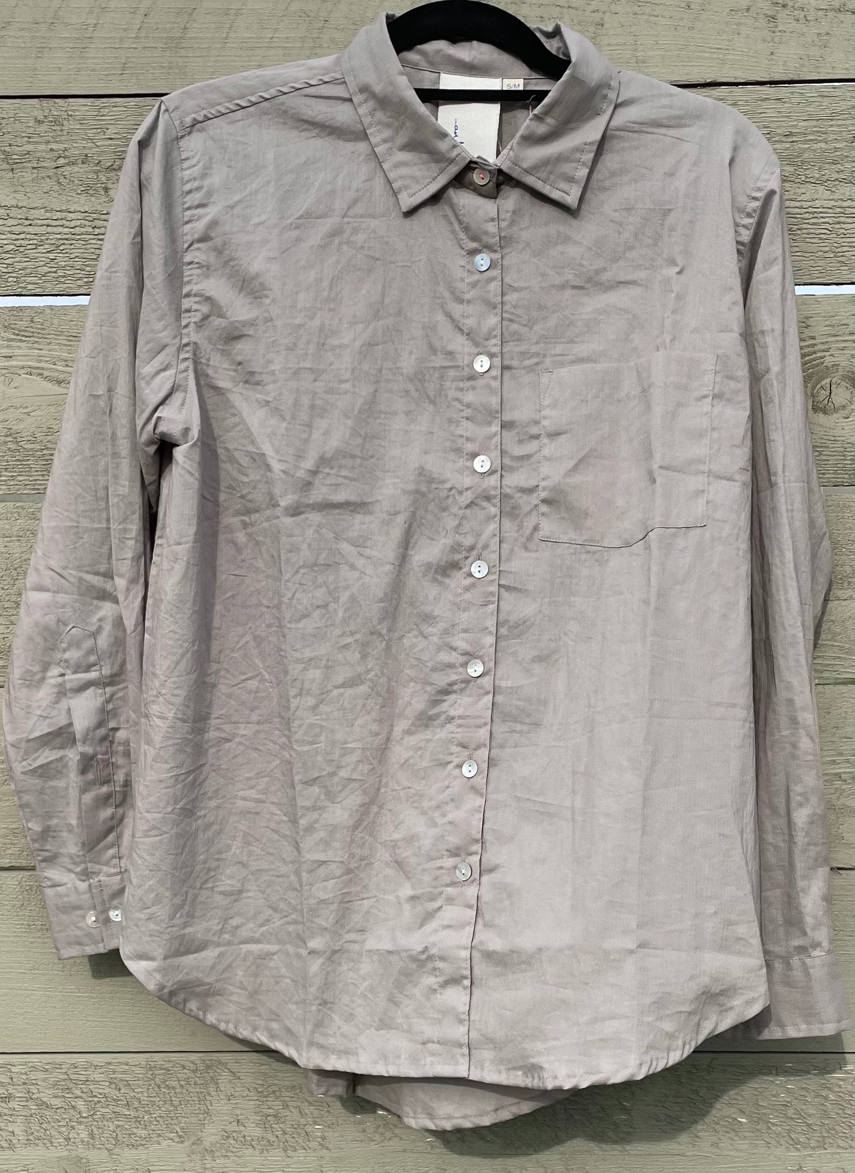 Good Boyfriend Shirt - Dove Grey