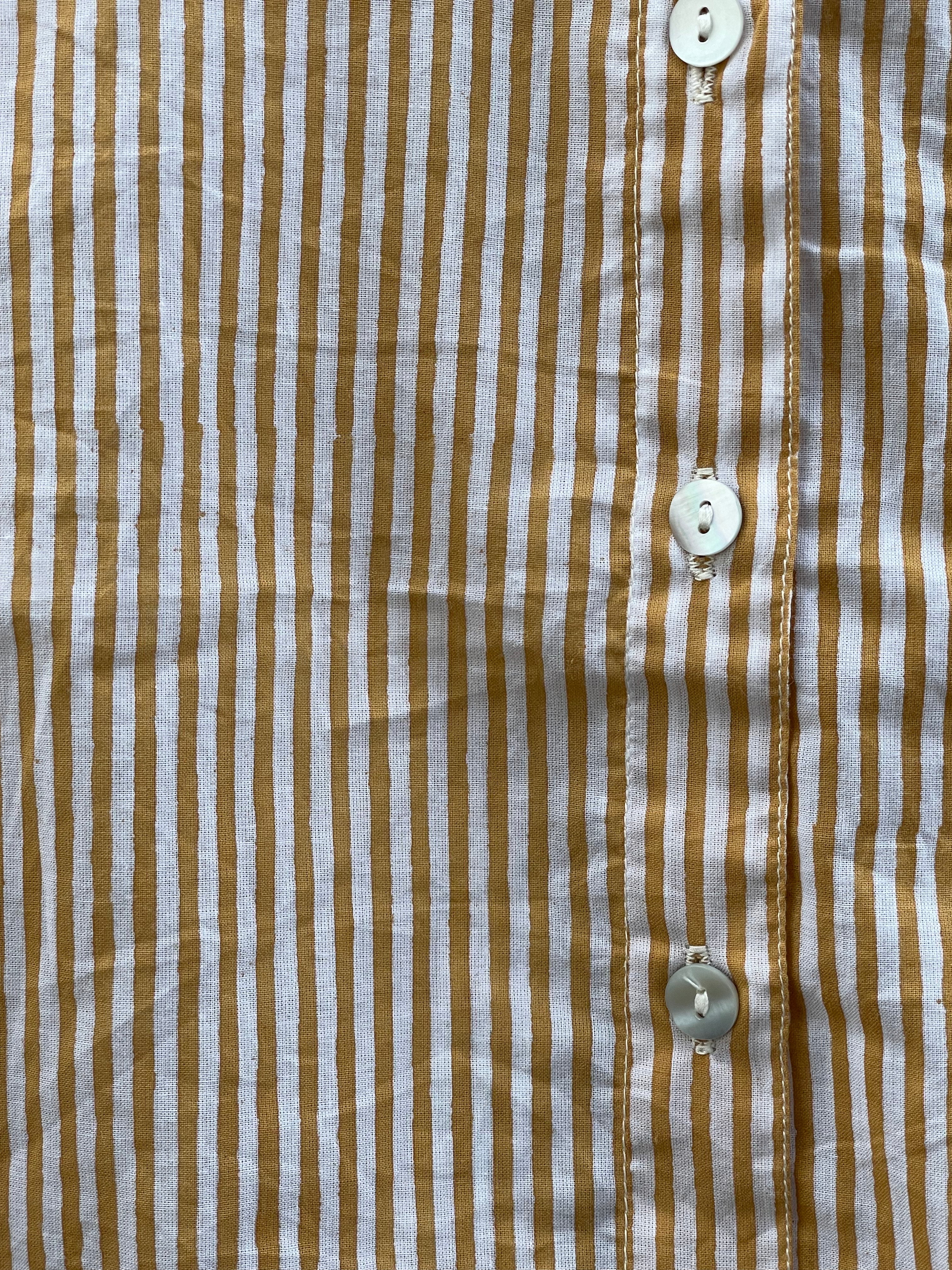 Good Boyfriend Shirt - Menswear Stripe Honeycomb