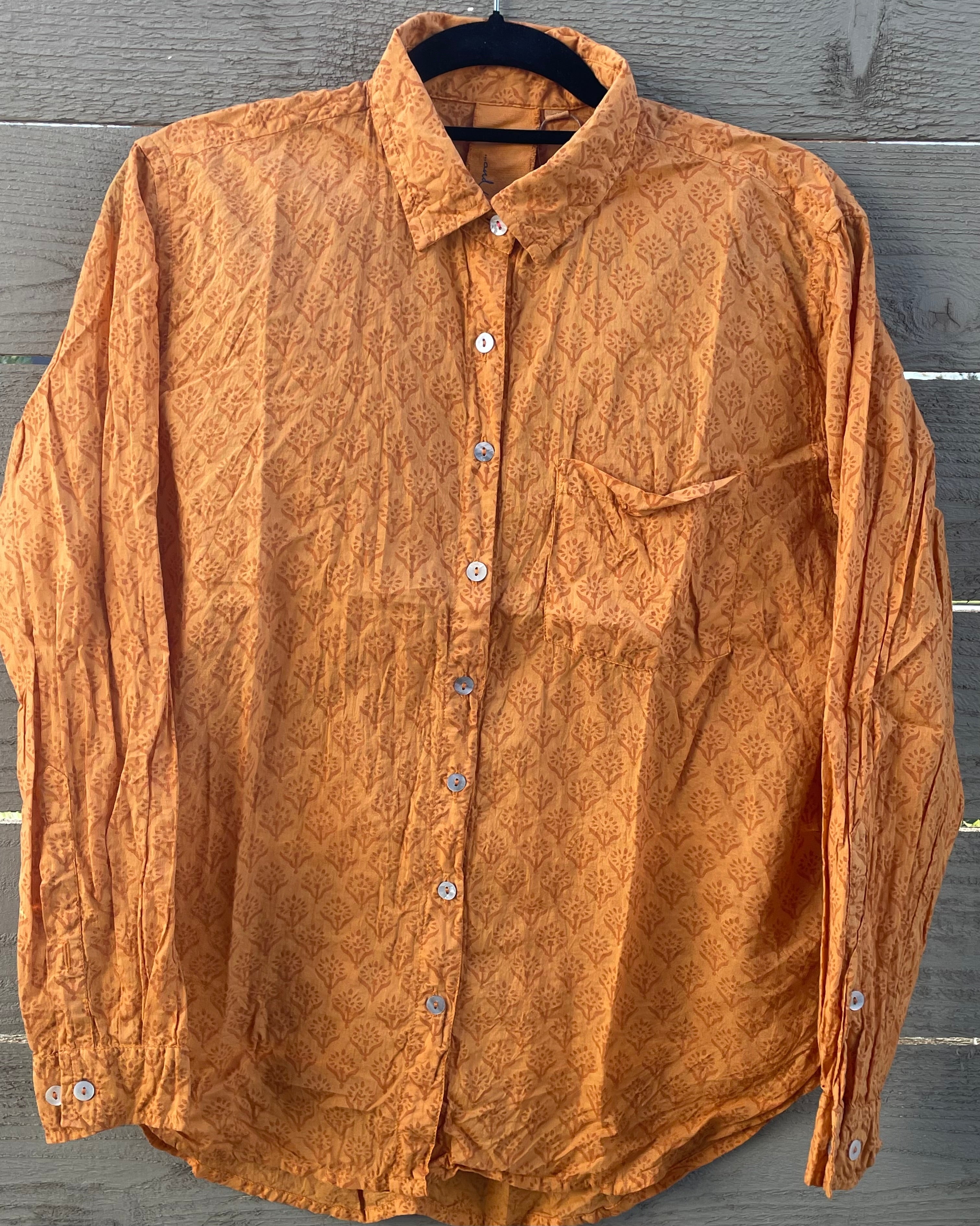 Good Boyfriend Shirt - Sunflower Overdye Marigold