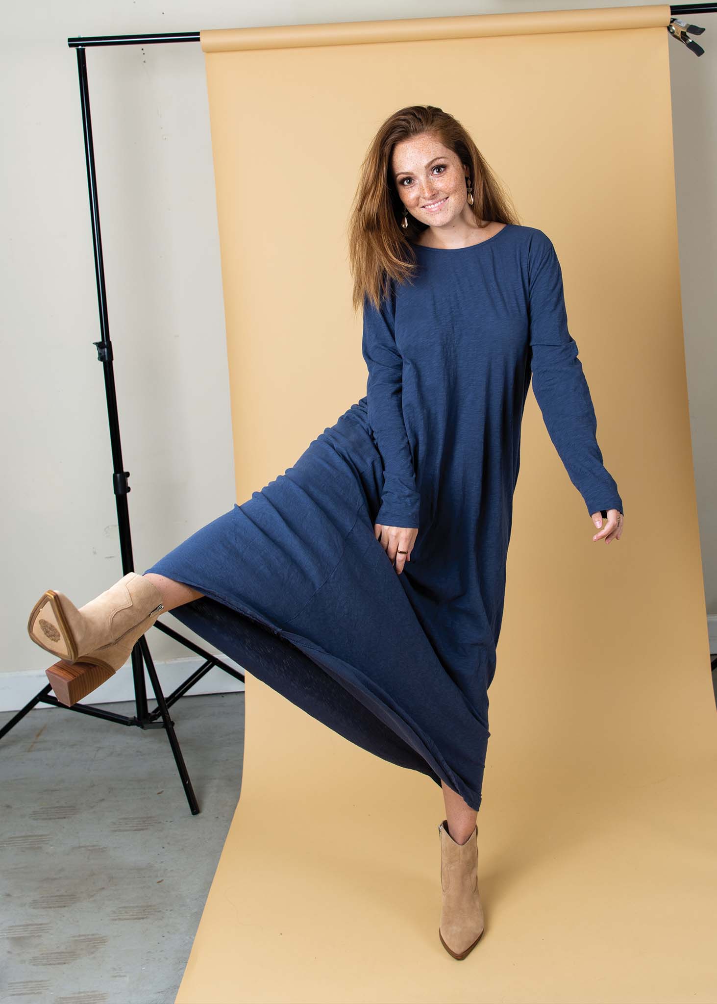 Be Clever Duo Dress - Inky Blue