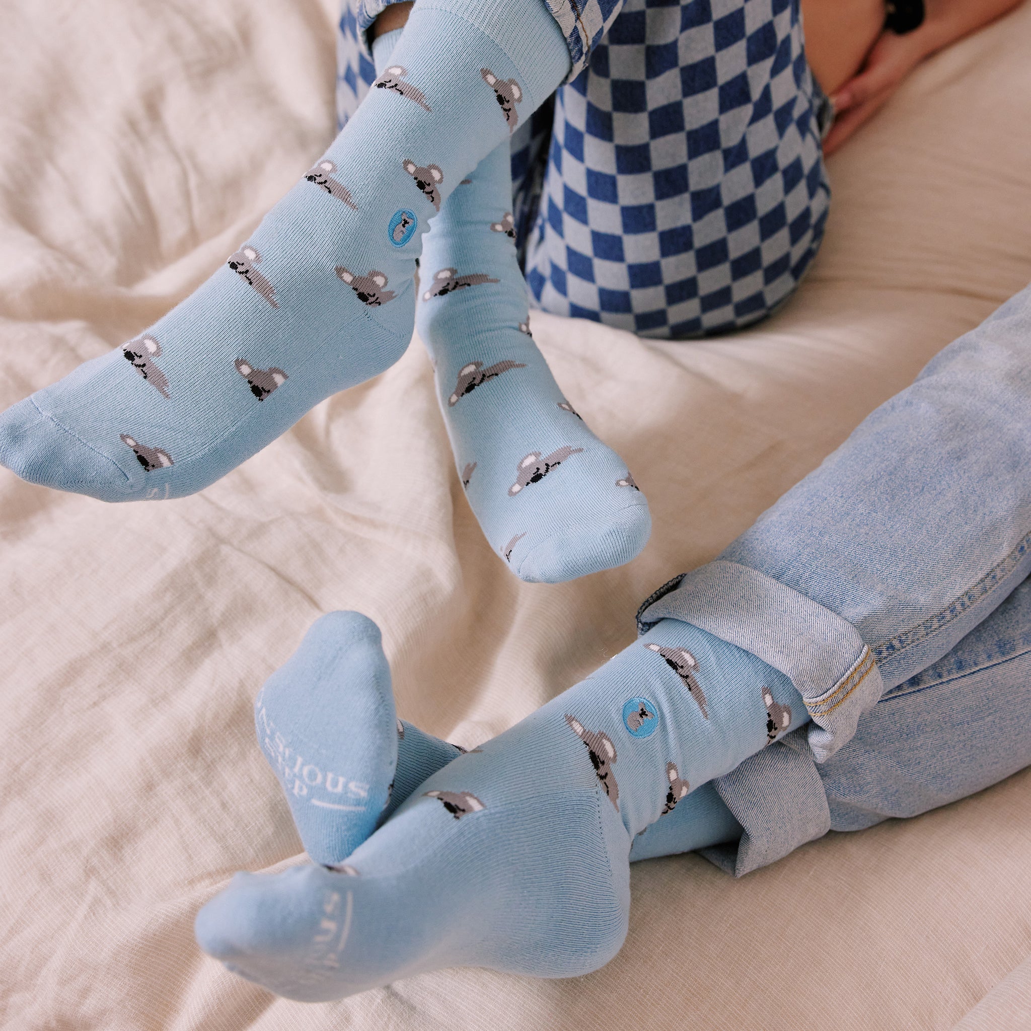 Protect Animals Gift Box — organic cotton crew socks: kangaroos, crocodiles & koalas, gives back
