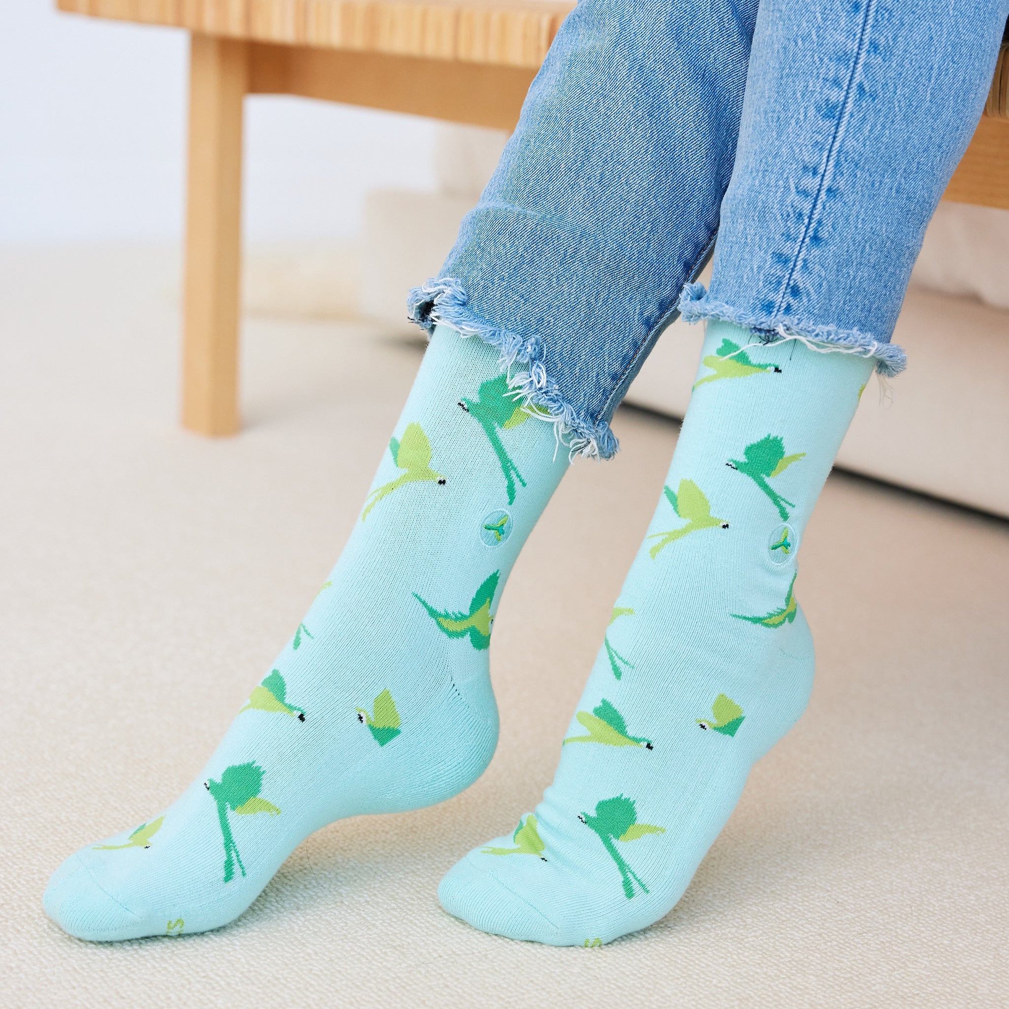 Socks that Protect Macaws, pair — Conscious Step organic cotton