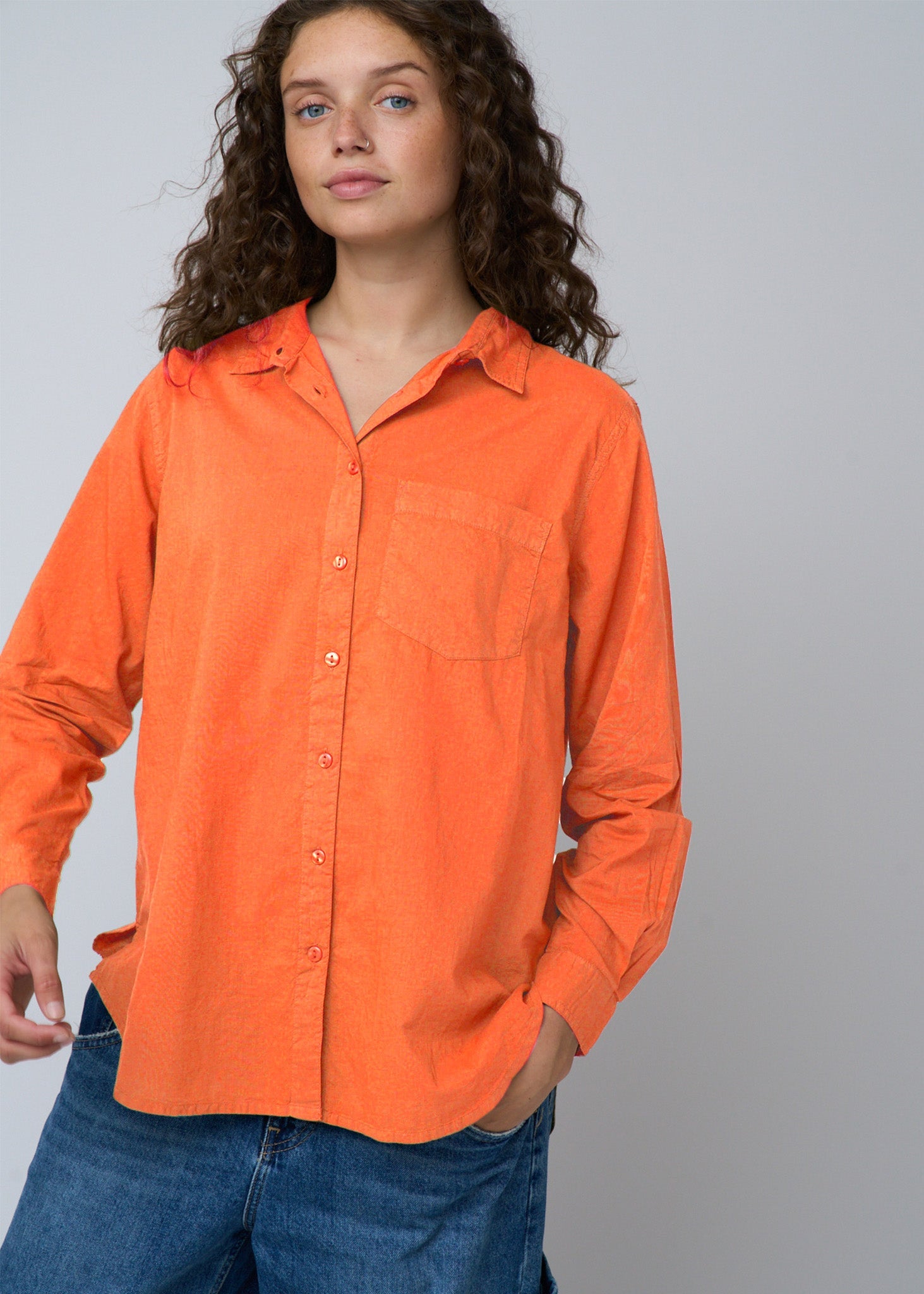 Good Boyfriend Shirt - Papaya