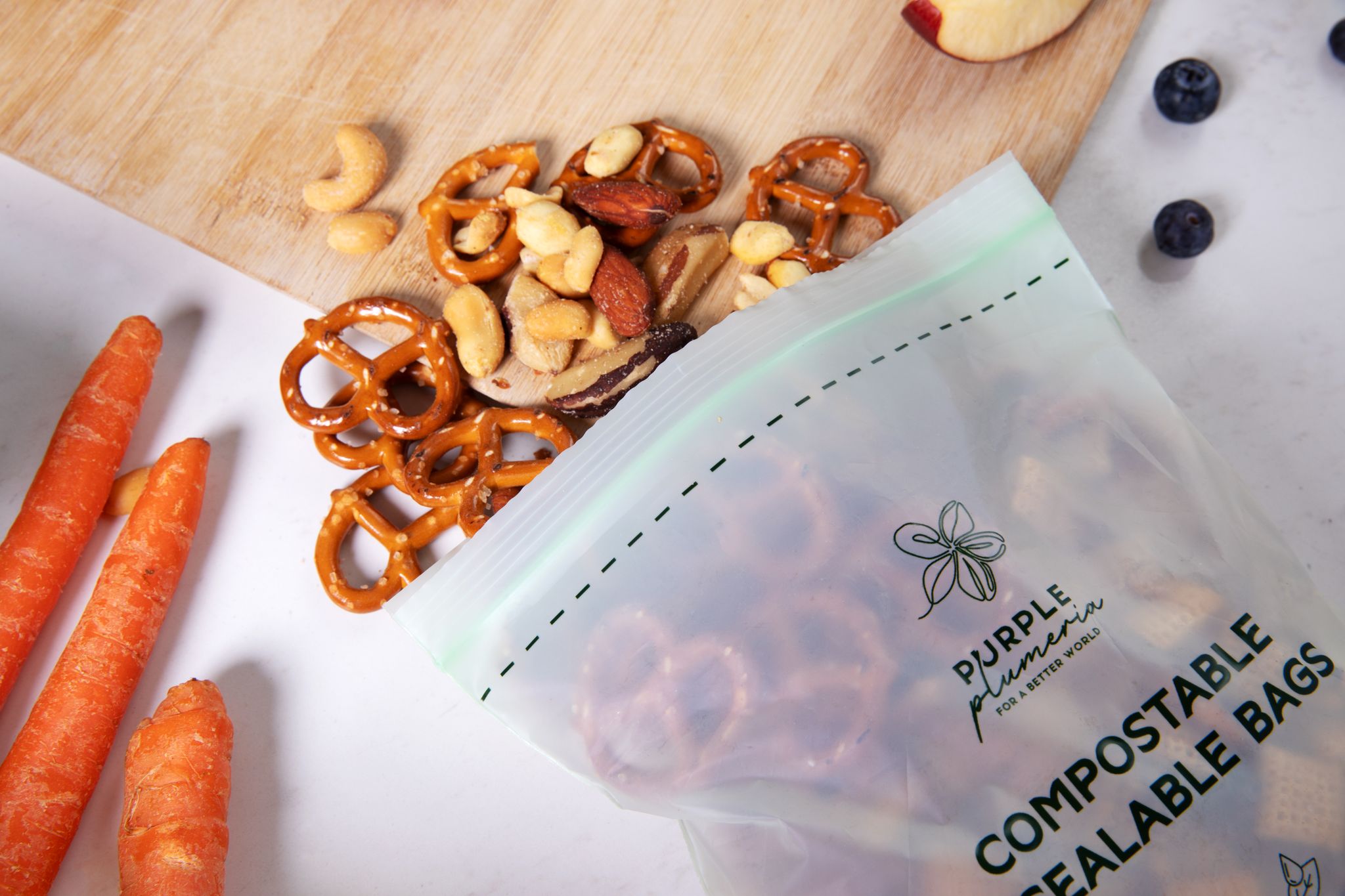 The Complete Eco Friendly Kitchen Bundle  – Compostable Zip Bags, Cling wrap, Sponges & Trash Bags