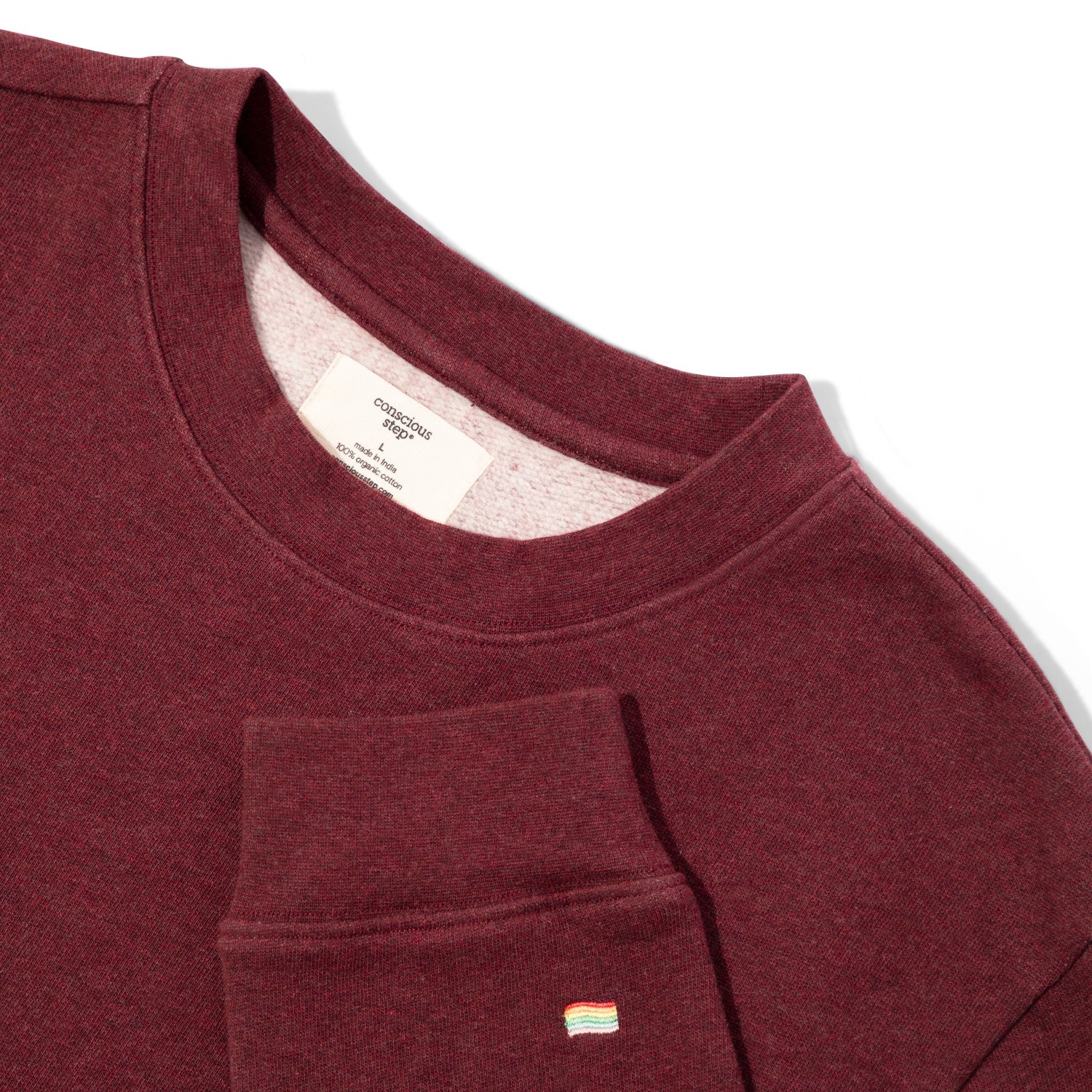 Save LGBTQ organic cotton crewneck — Conscious Step