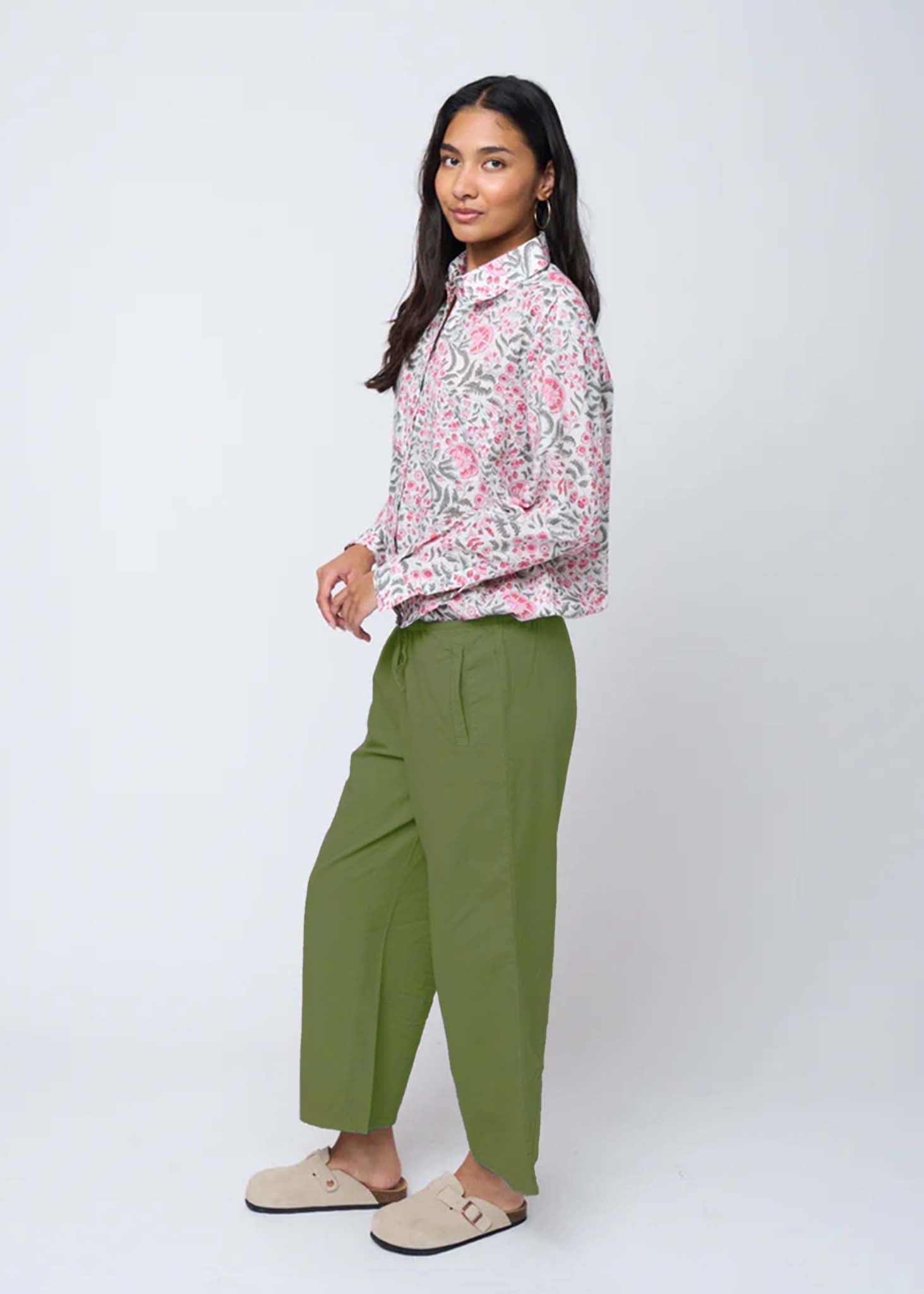 Shore Pant - Olive Twill