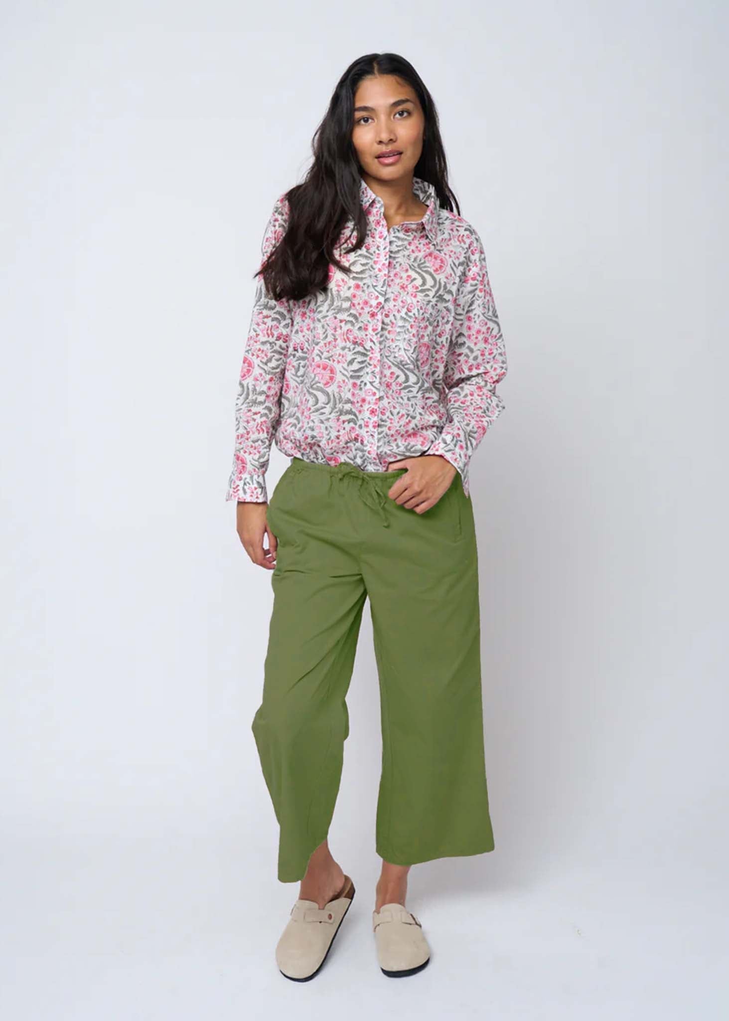 Shore Pant - Olive Twill