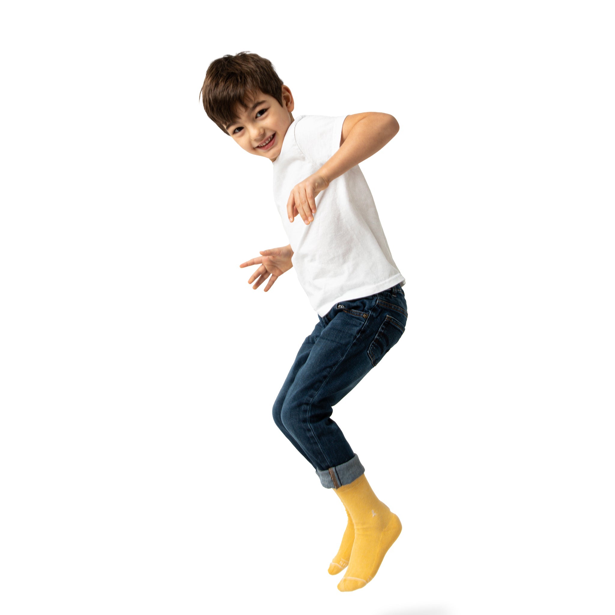 Kids Socks that Find a Cure gift box — organic cotton kids' socks, St. Jude embroidery, bright melange