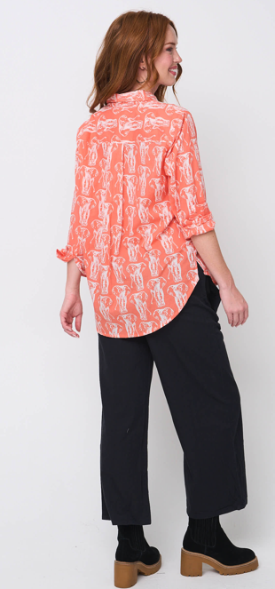 Good Boyfriend Shirt - Elephants Melon