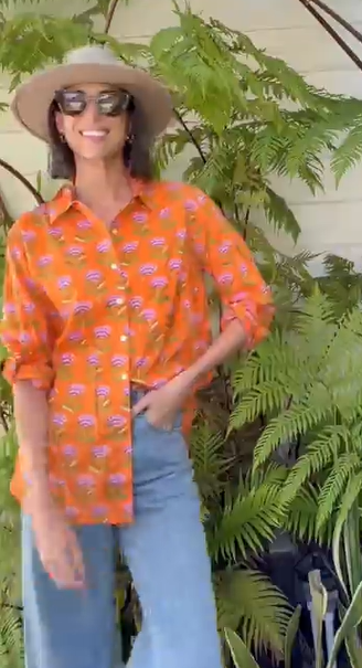 Good Boyfriend Shirt - Netherlands Tulip Tangerine
