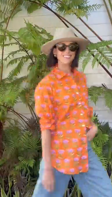 Good Boyfriend Shirt - Netherlands Tulip Tangerine