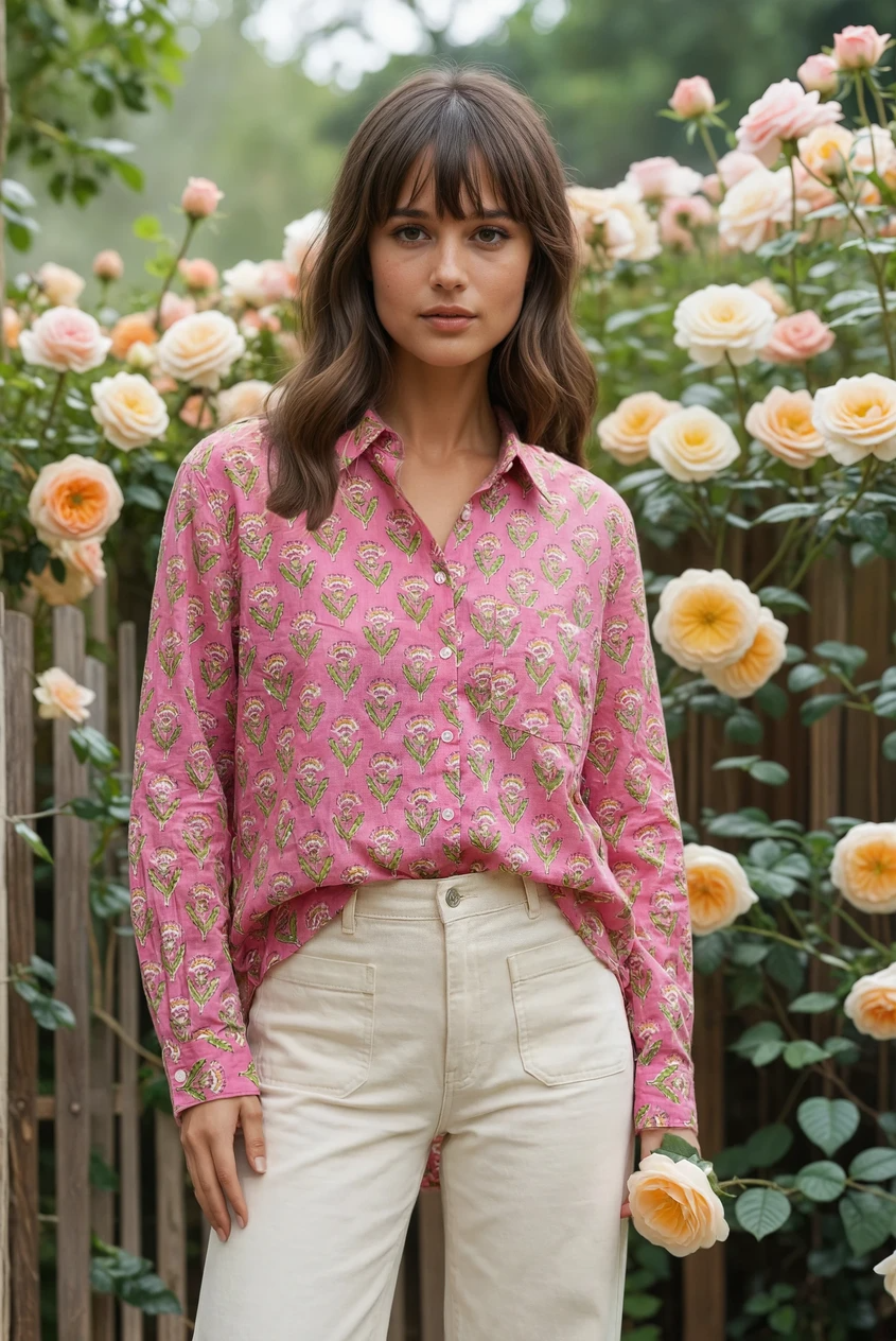 Good Boyfriend Shirt - Carolina Tulip Petal Pink