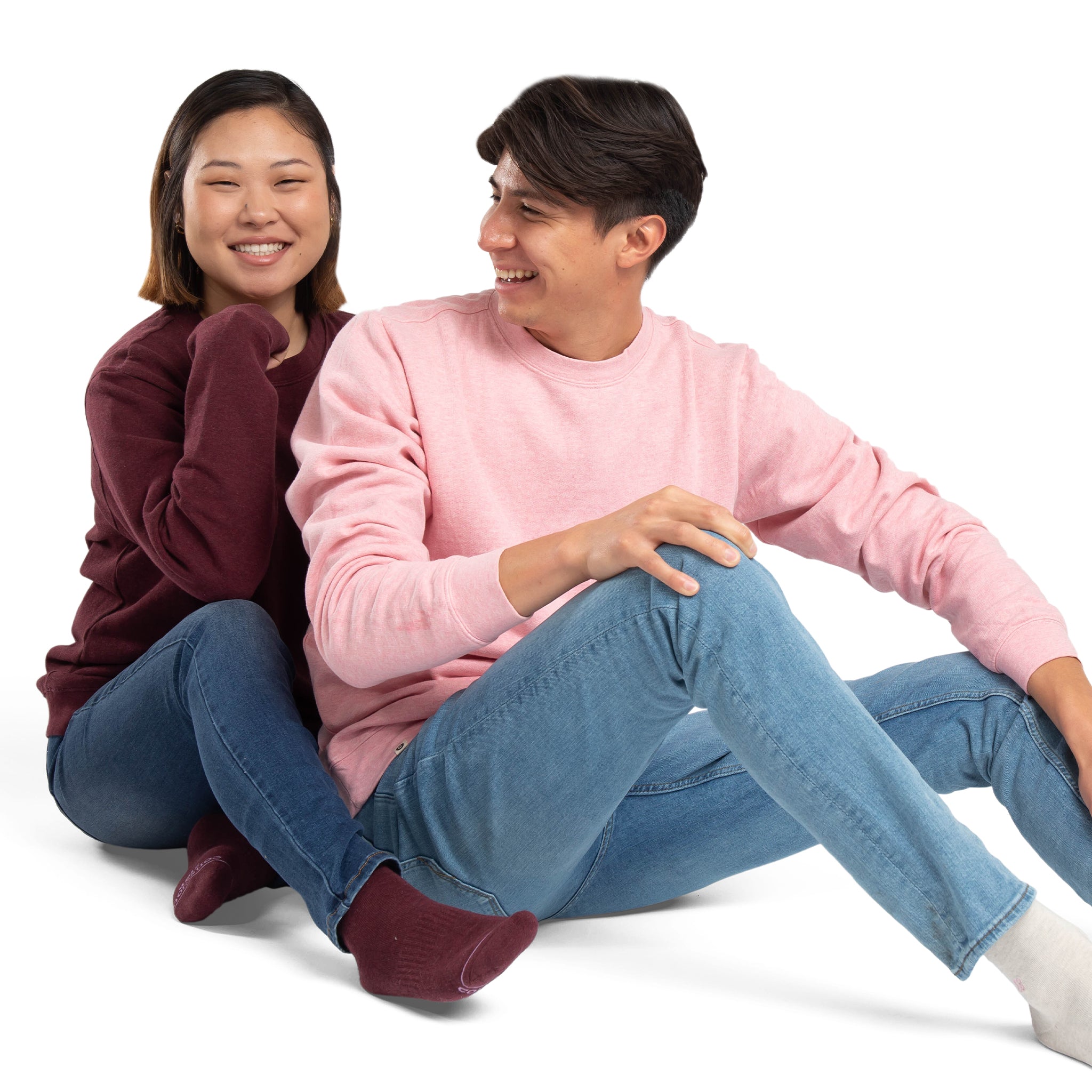 Support Self-Checks organic cotton crewneck — Conscious Step