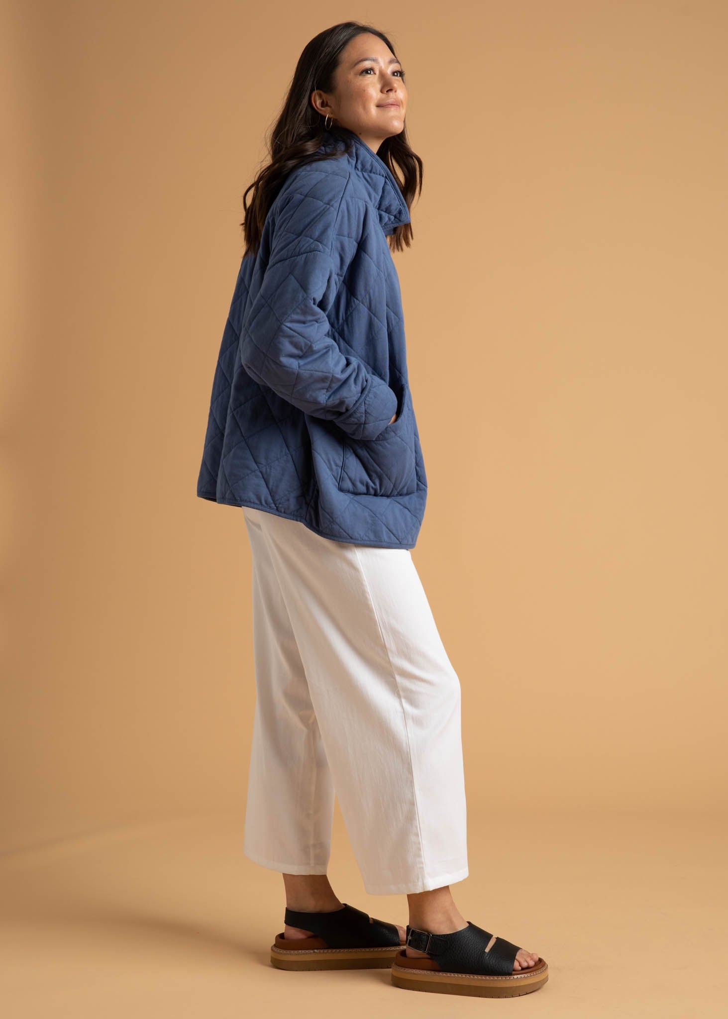 Countryside Quilted Jacket - Inky Blue