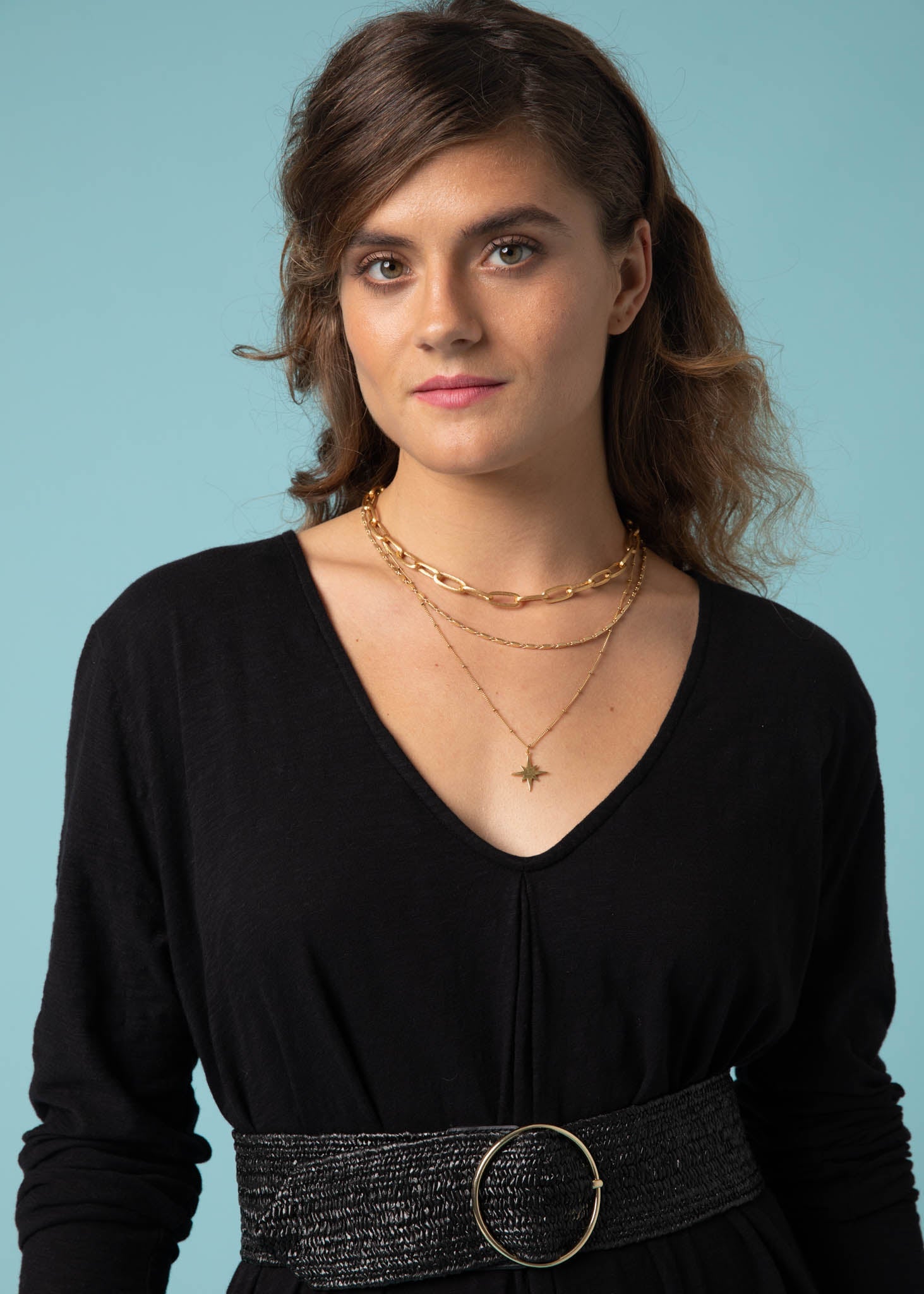 Be Clever Duo Dress - Black