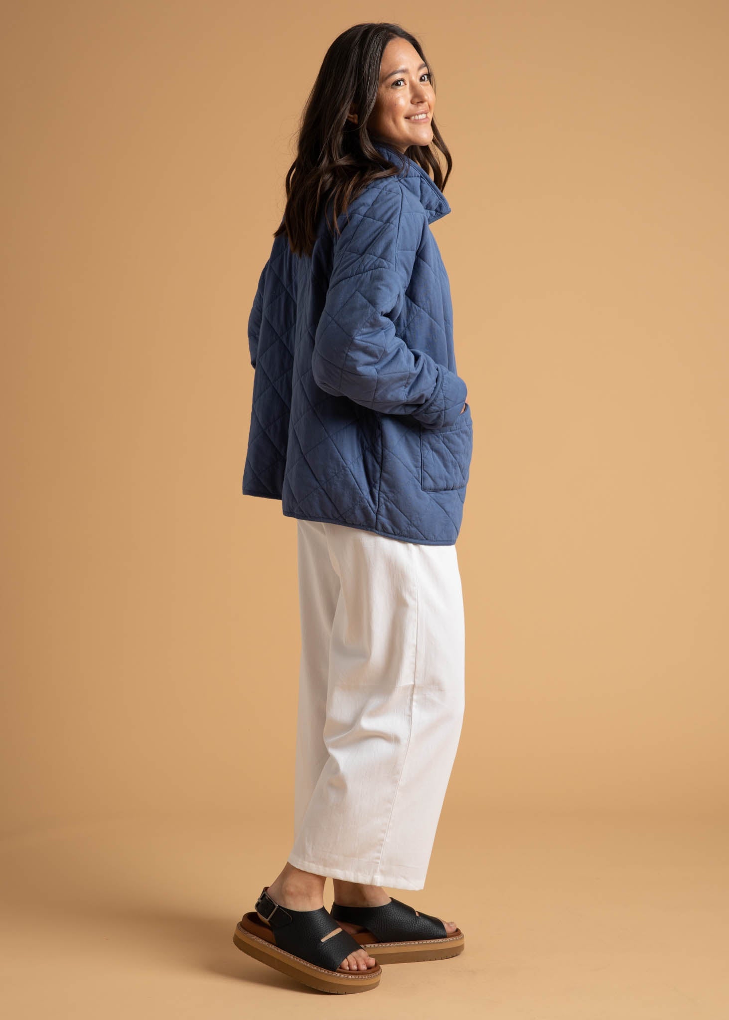Countryside Quilted Jacket - Inky Blue