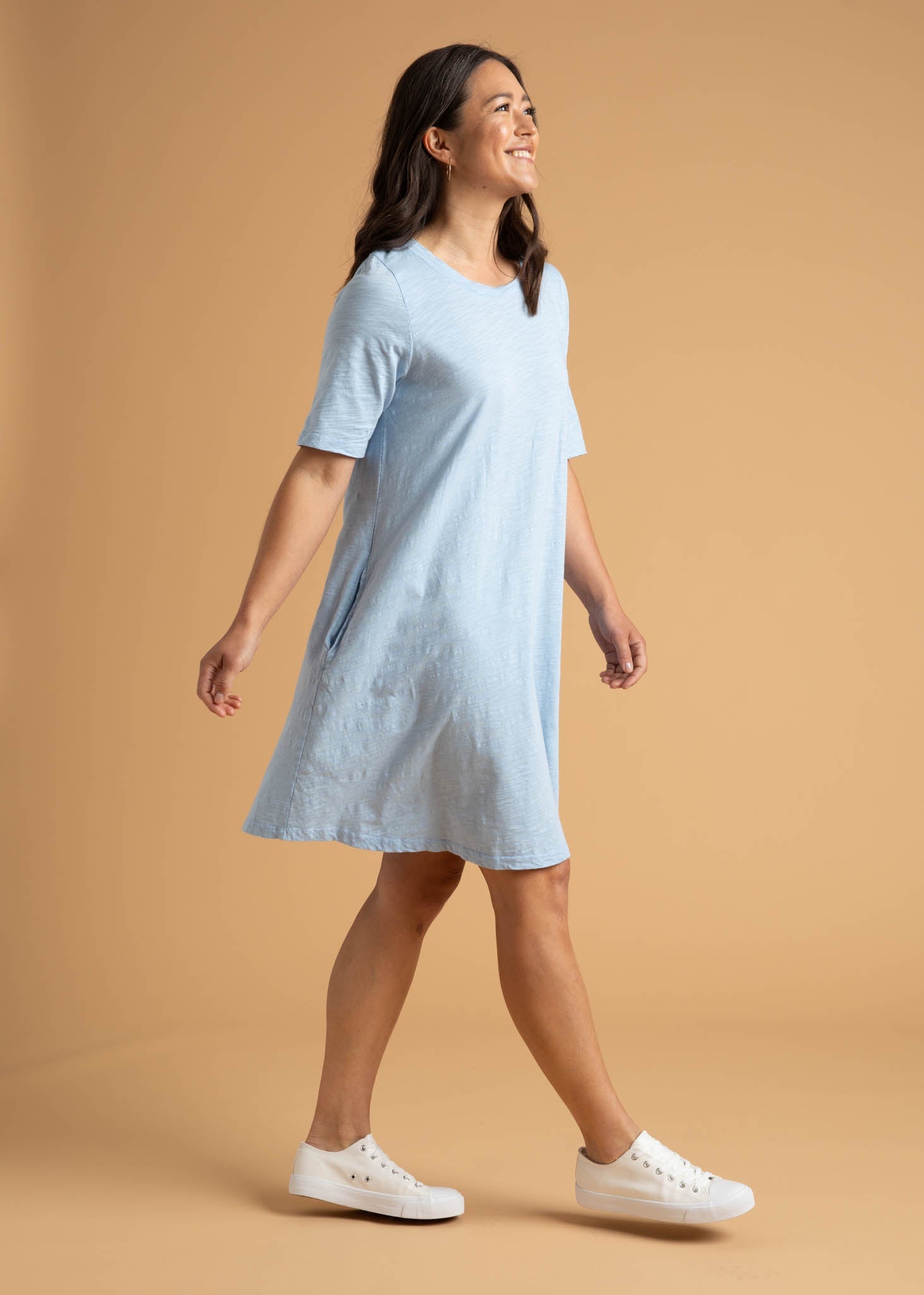 Good Tee Dress - Sky