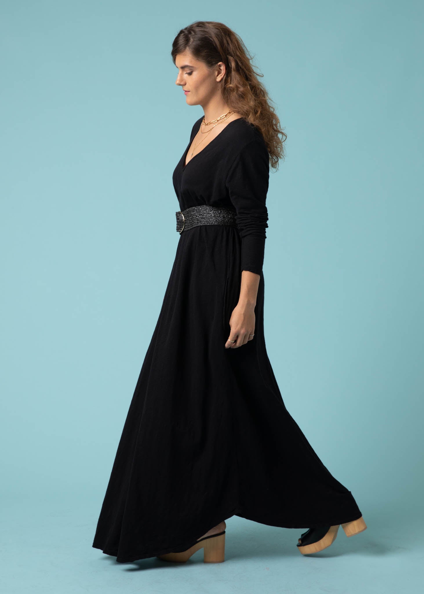Be Clever Duo Dress - Black