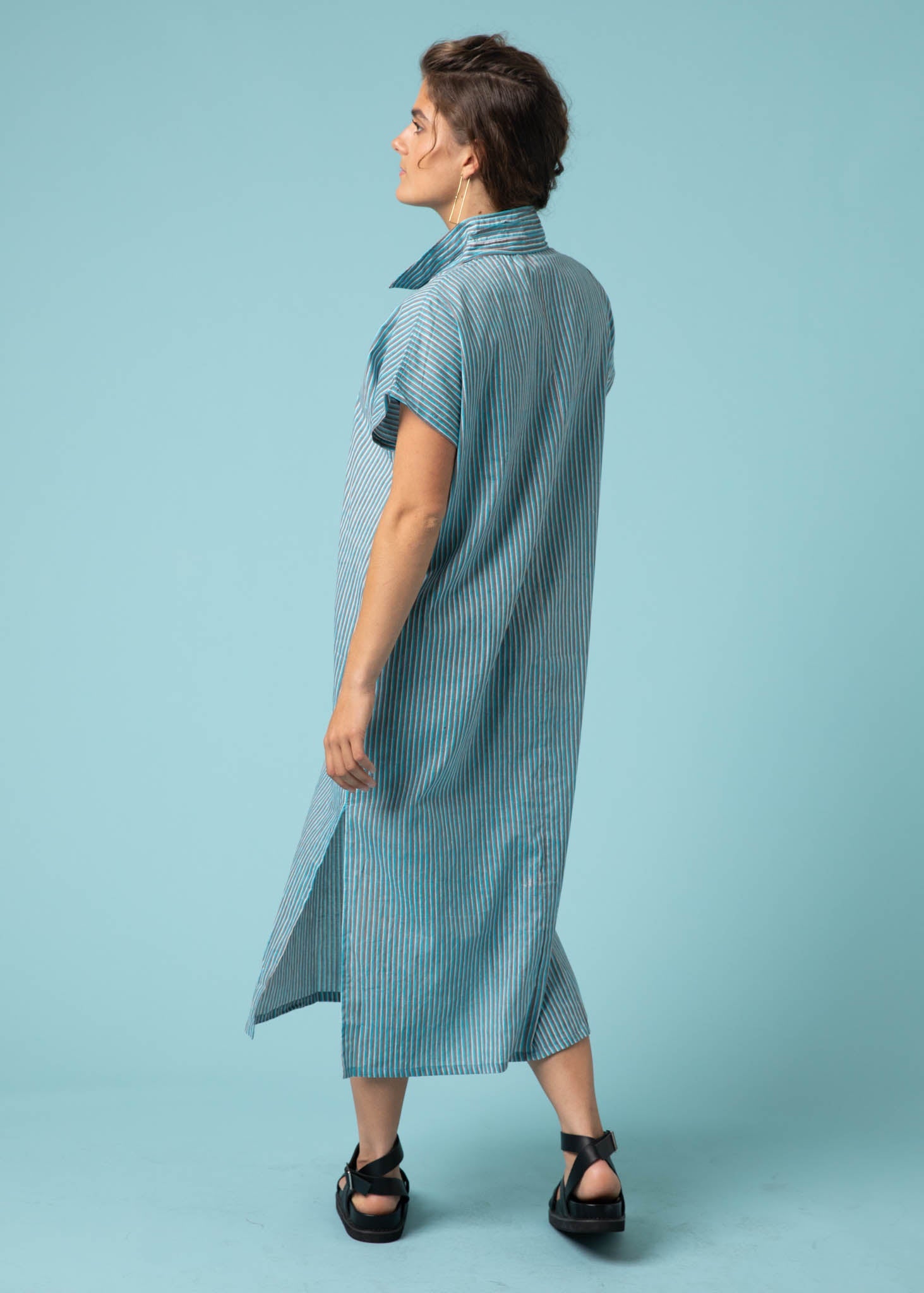 Scout Caftan - Sky Multi Double Stripe