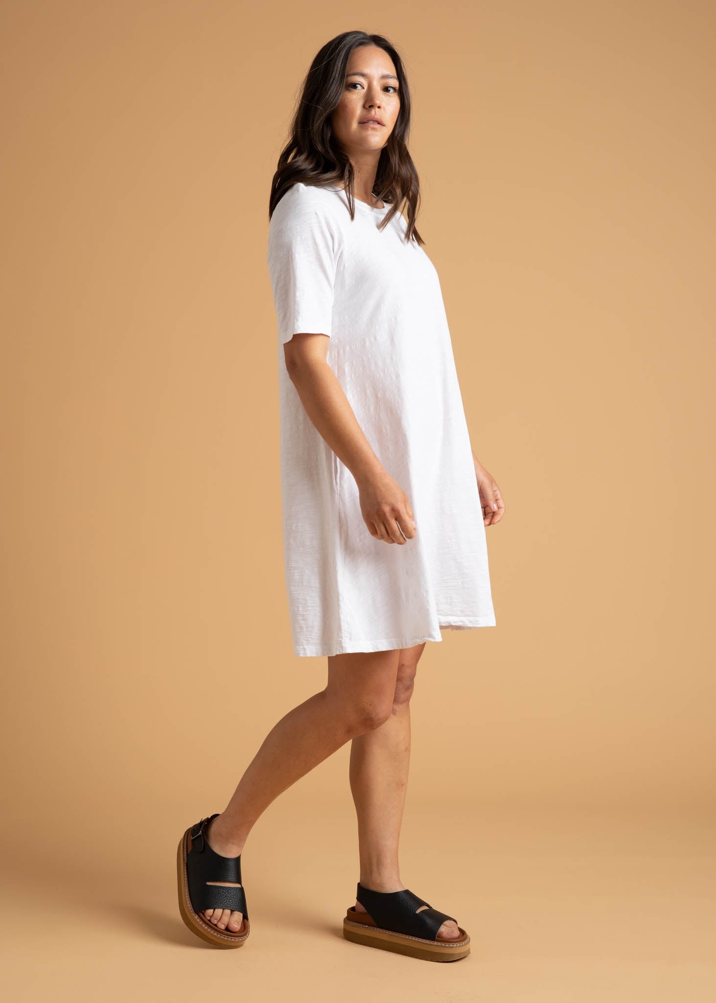 Good Tee Dress - White