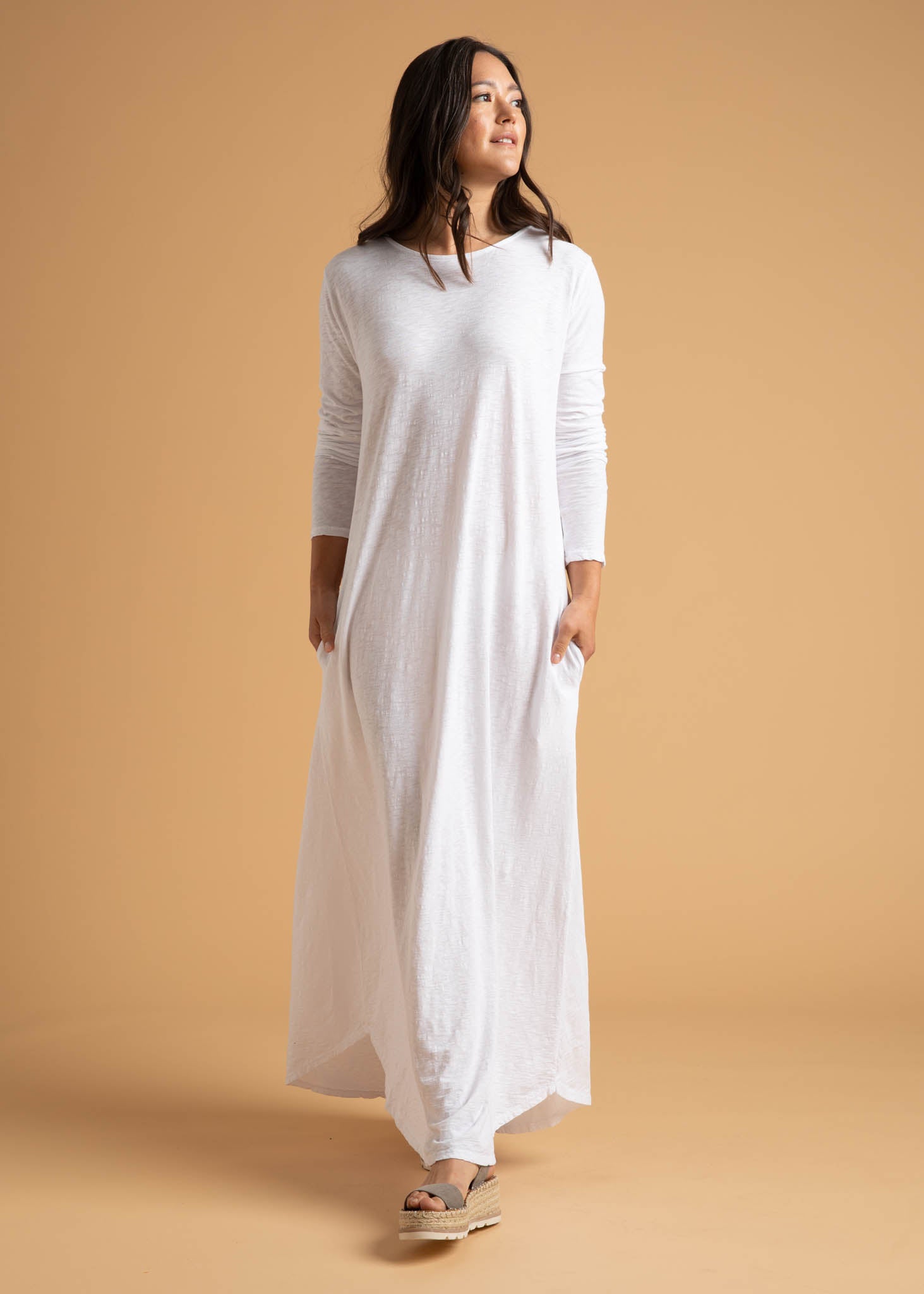 Be Clever Duo Dress - White