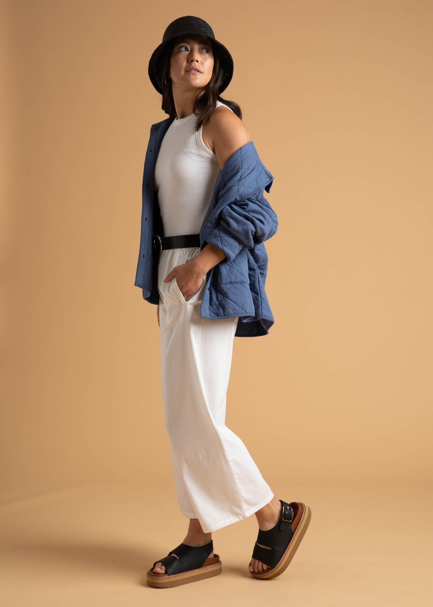 Countryside Quilted Jacket - Inky Blue