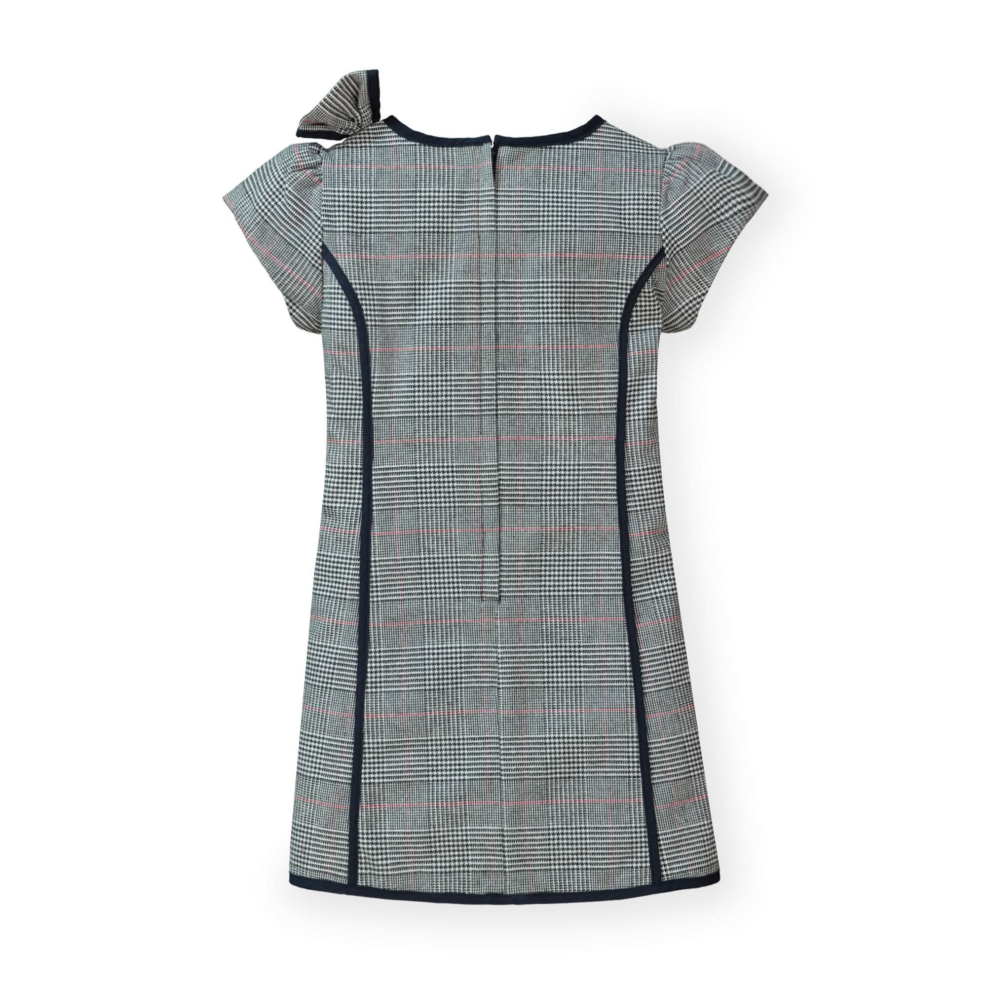 Bow Shoulder A-Line Dress