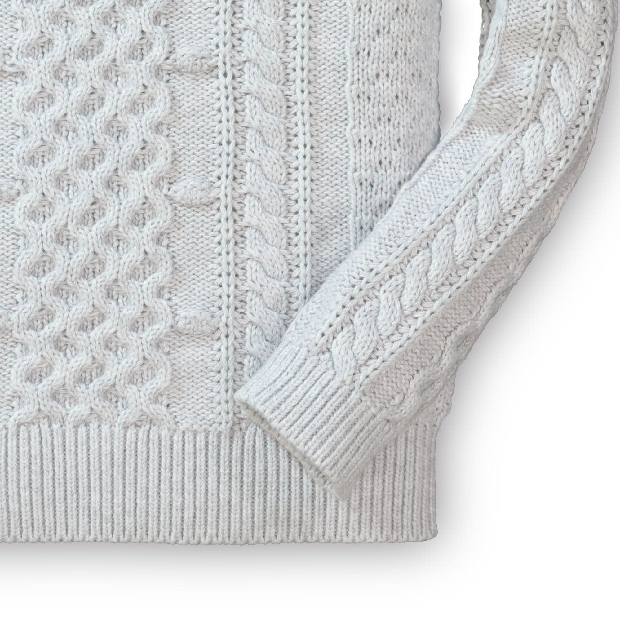 Chunky Cable Knit Pullover Sweater