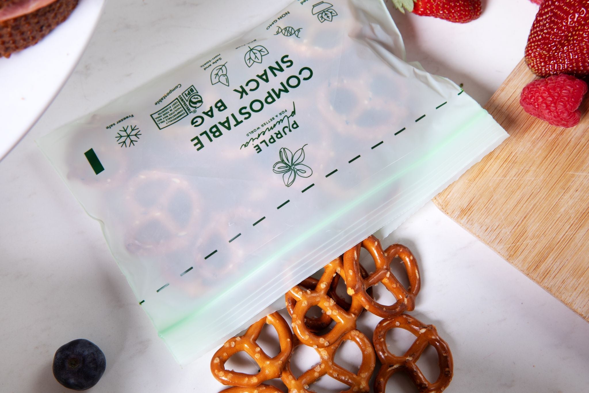 The Complete Eco Friendly Kitchen Bundle  – Compostable Zip Bags, Cling wrap, Sponges & Trash Bags