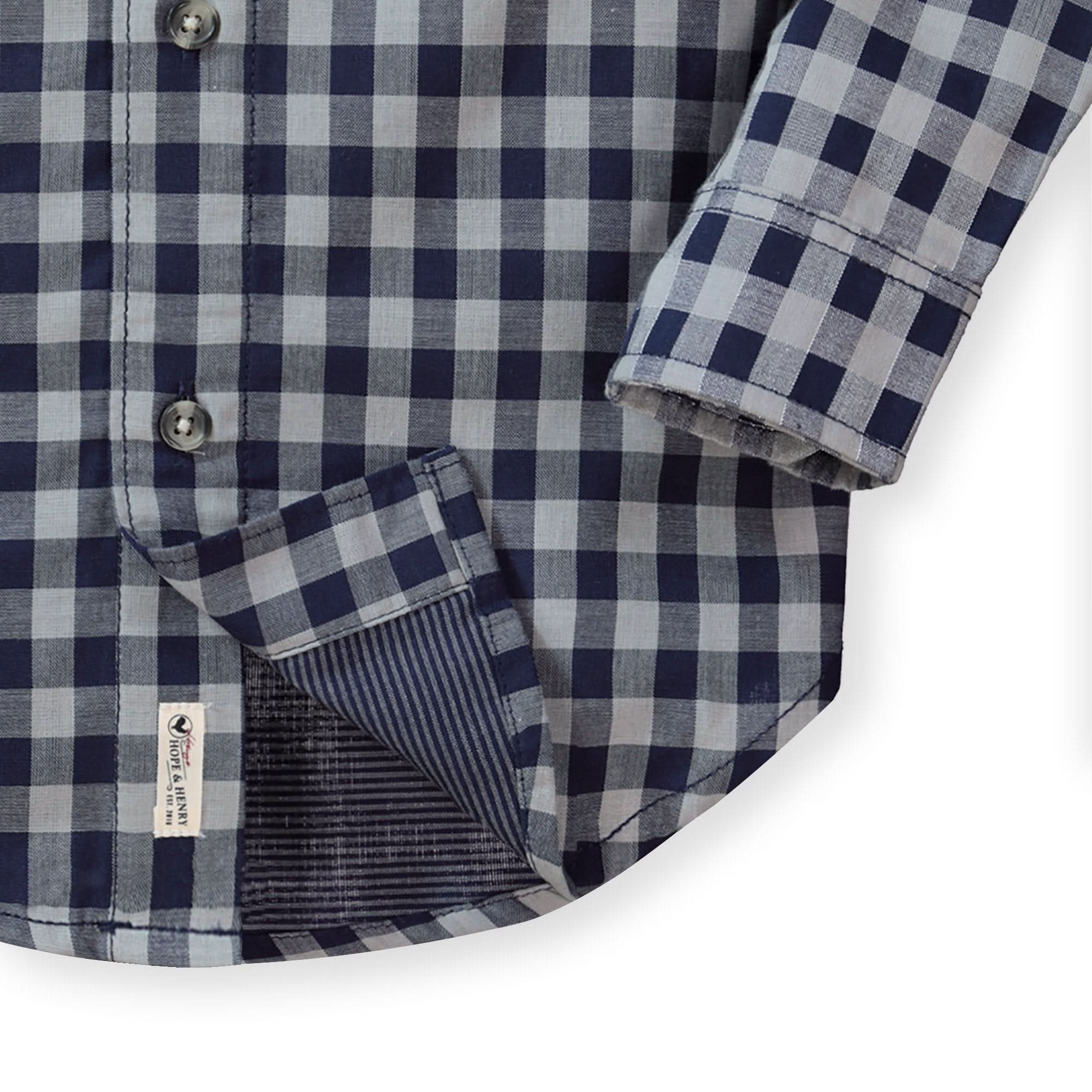Convertible Double Weave Button Down Shirt
