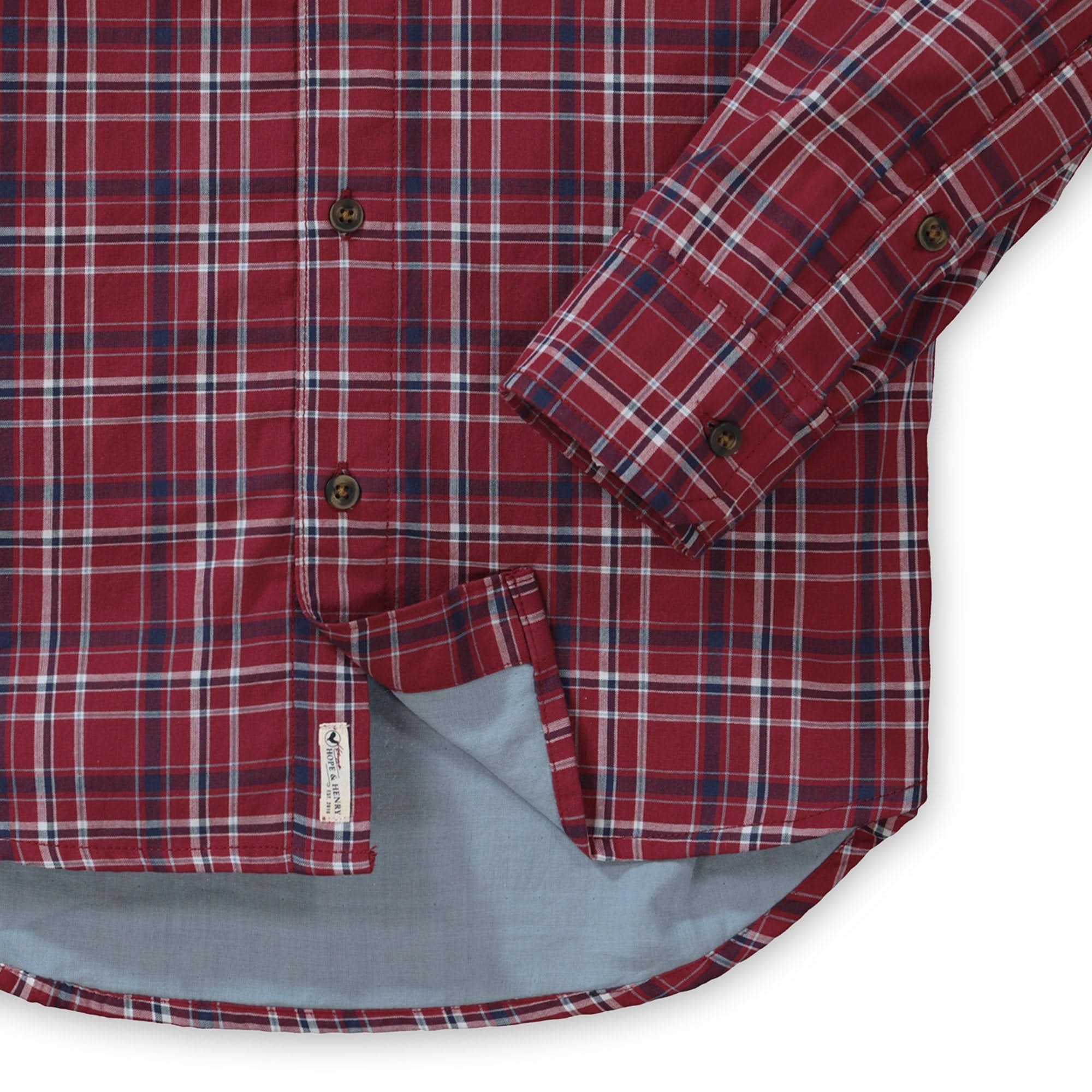 Convertible Double Weave Button Down Shirt